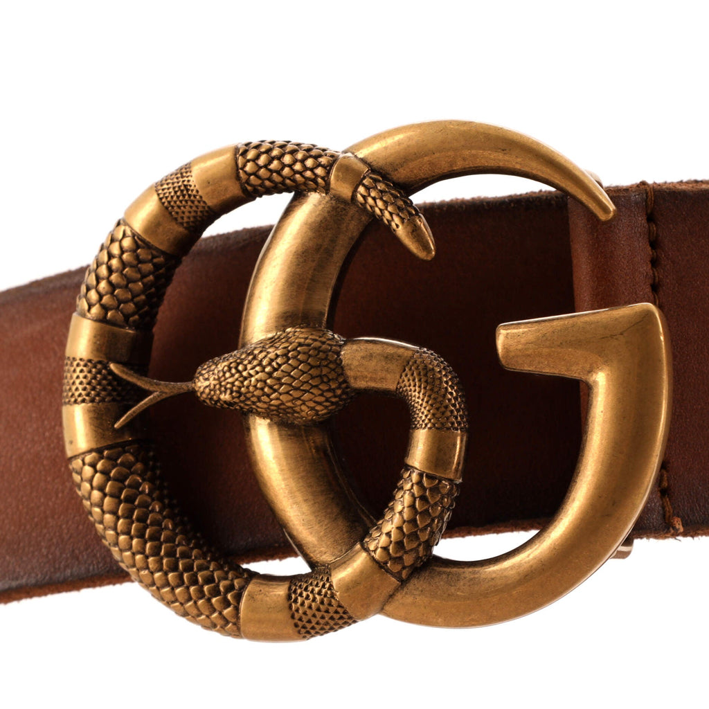 Snake Marmont Belt Leather Wide 90