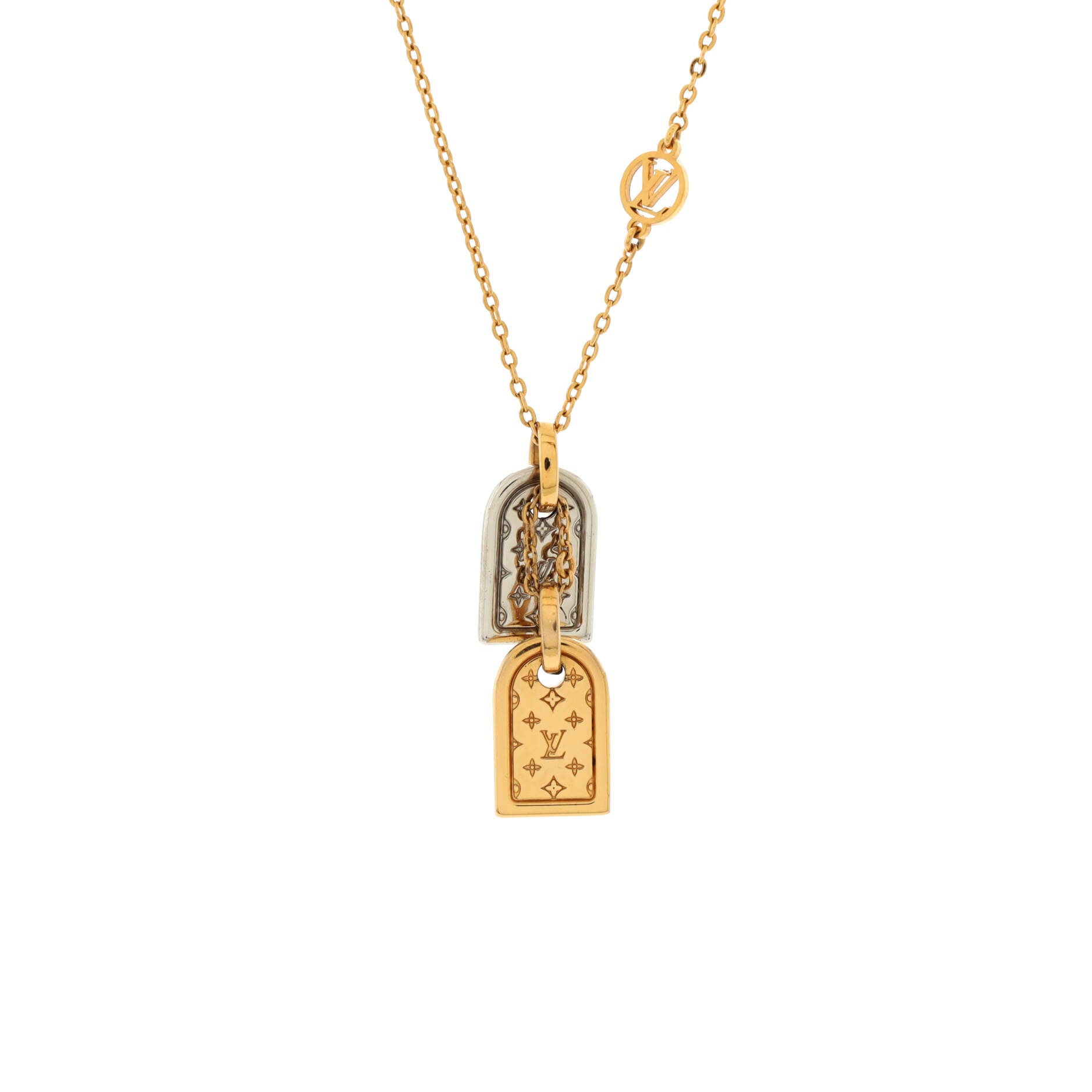 Nanogram Name Tag Pendant Necklace Metal