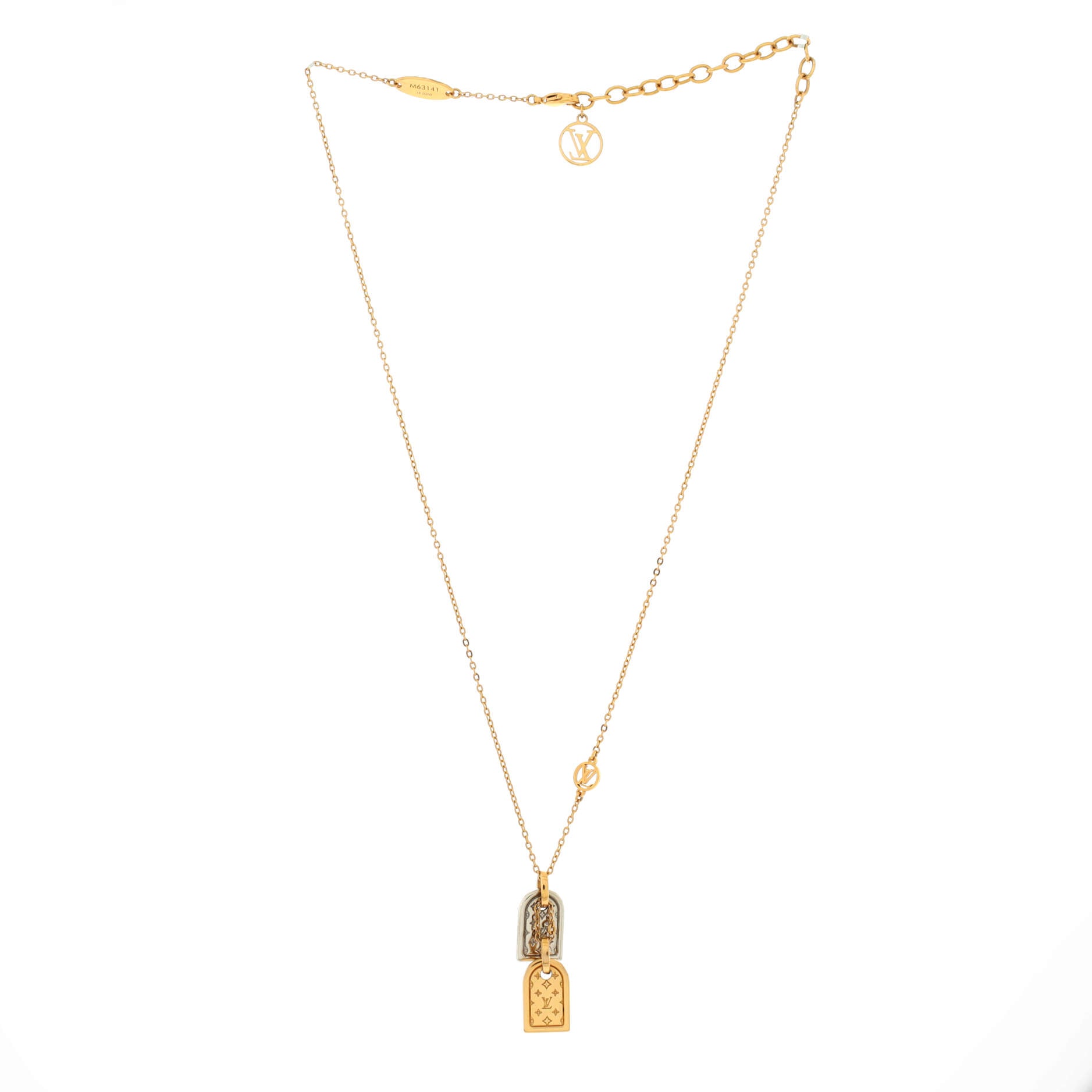Nanogram Name Tag Pendant Necklace Metal