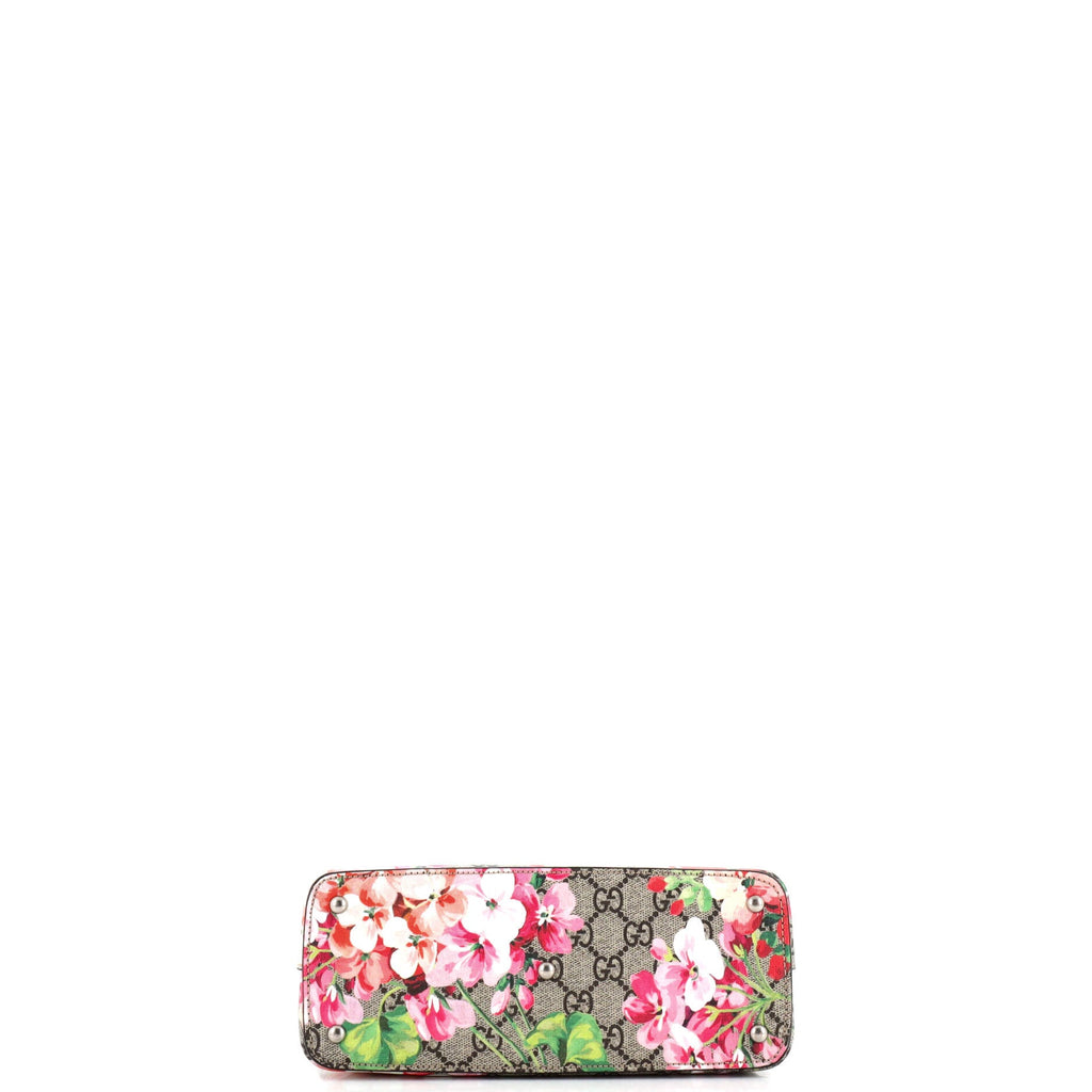 Linea A Convertible Tote Blooms Print GG Coated Canvas Mini