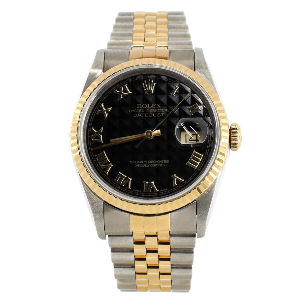 Oyster Perpetual Datejust Automatic Watch Stainless Steel and Yellow Gold 36