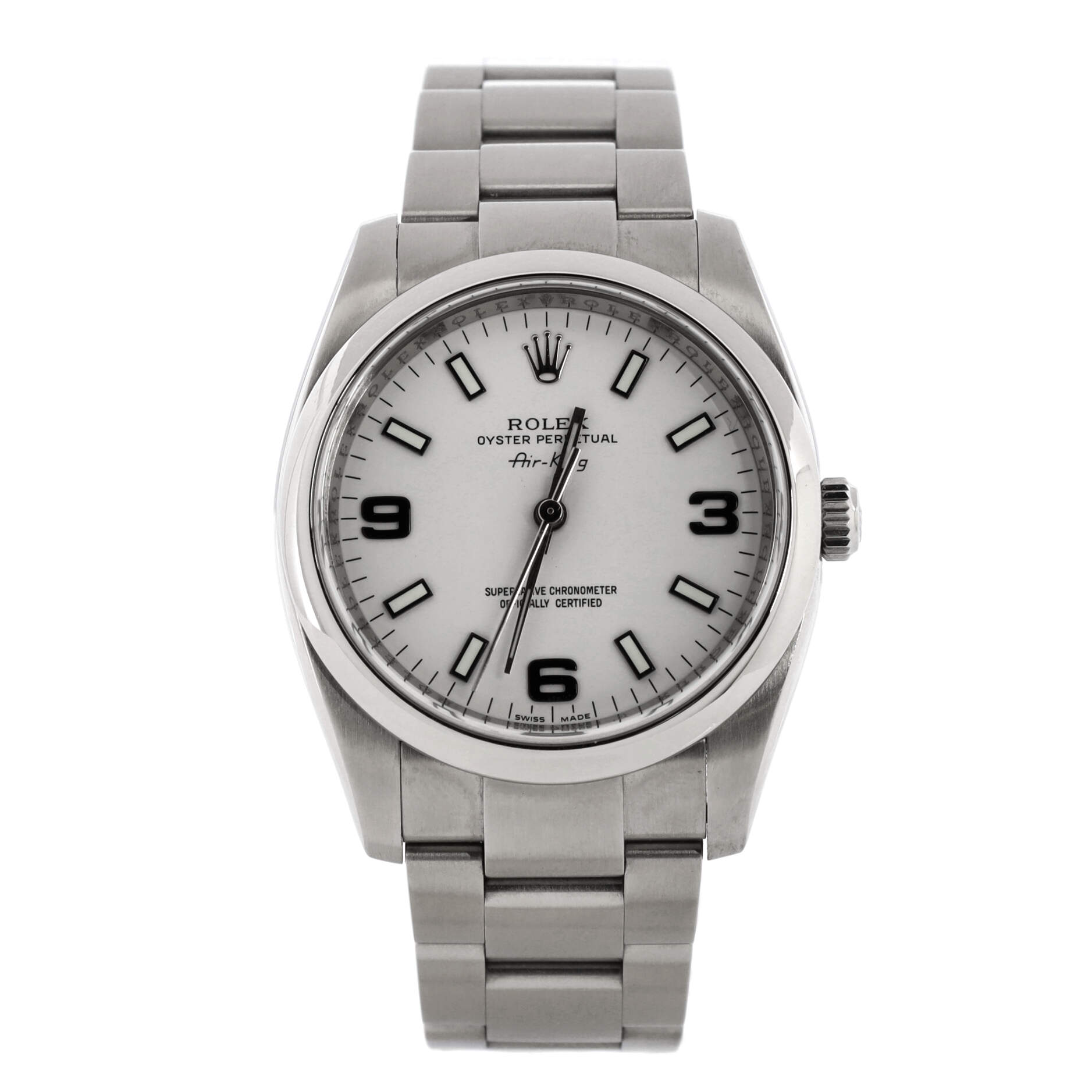 Oyster Perpetual Air King Automatic Watch Stainless Steel 34