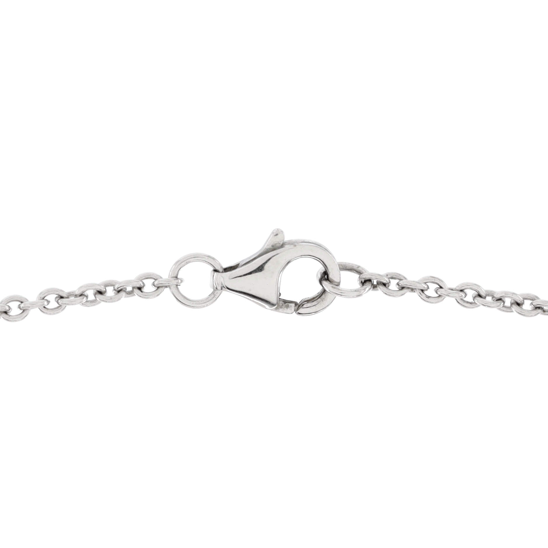 Love Interlocking Necklace 18K White Gold