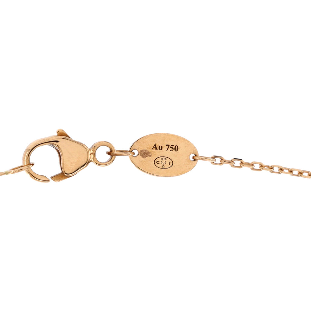 Jeux de Liens Pendant Necklace 18K Rose Gold with Diamonds