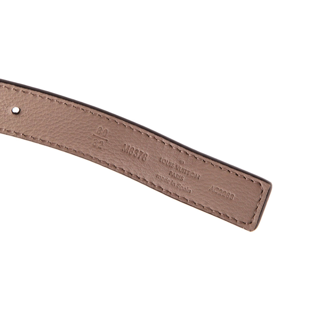 LV Initiales Reversible Belt Monogram Canvas and Leather Thin