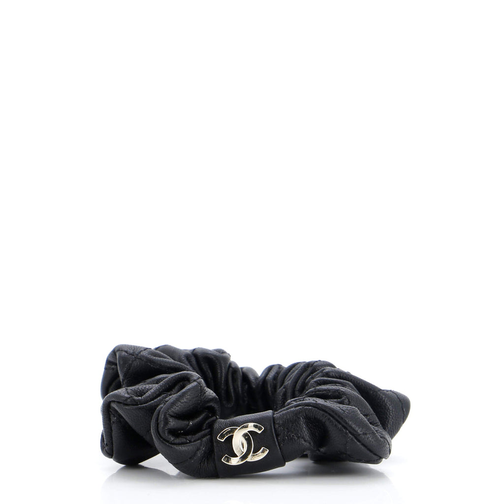 CC Chain Around Scrunchie Lambskin