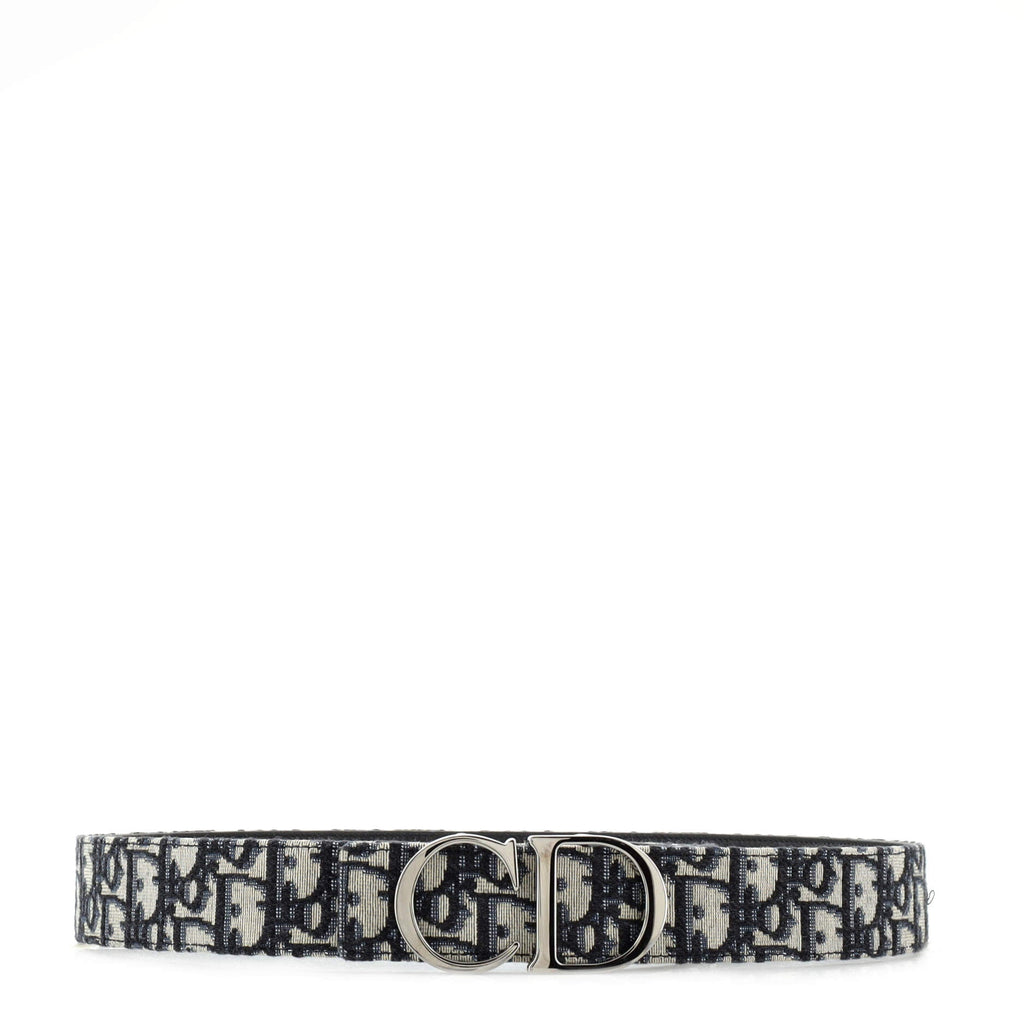 CD Buckle Belt Oblique Canvas Medium 95