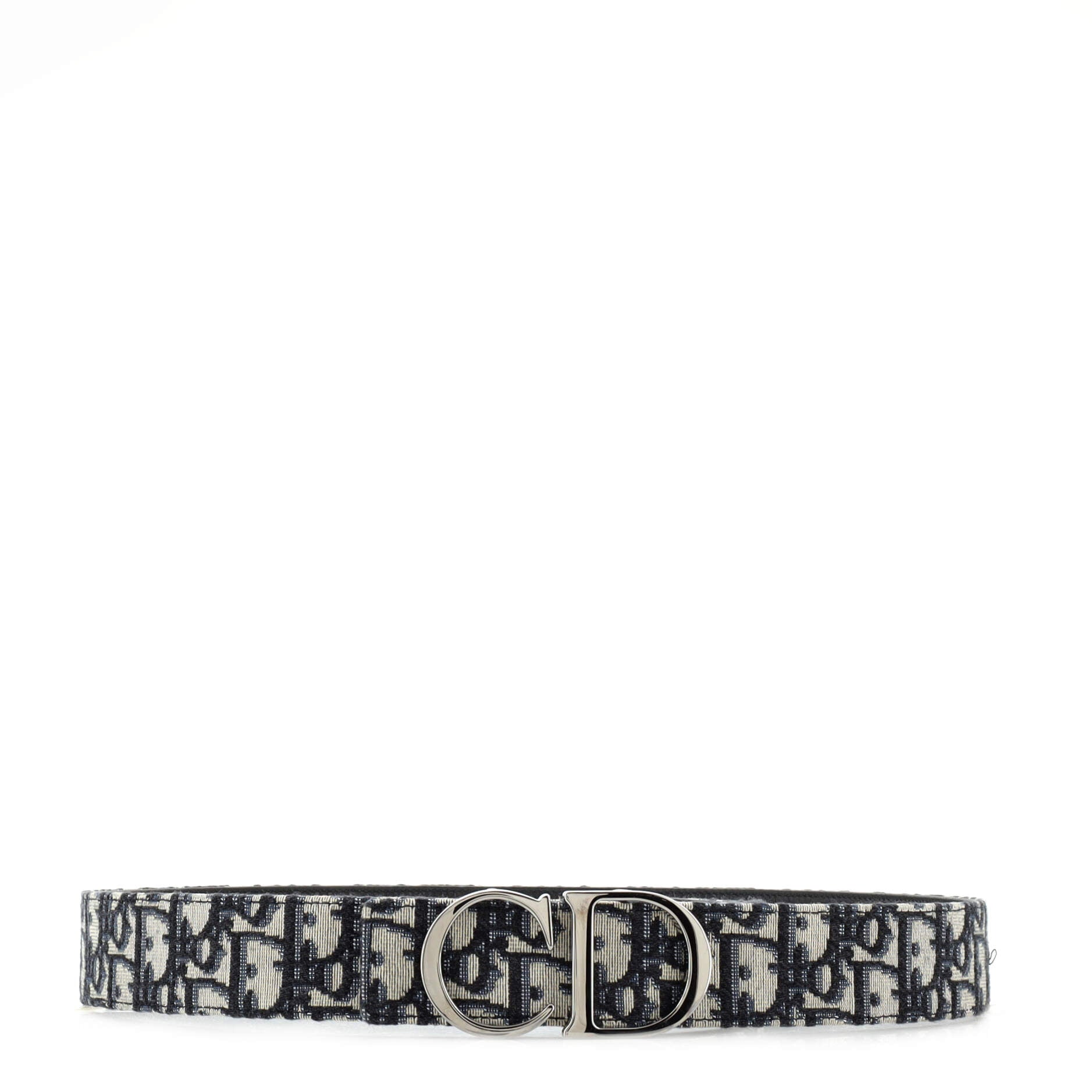 CD Buckle Belt Oblique Canvas Medium 95