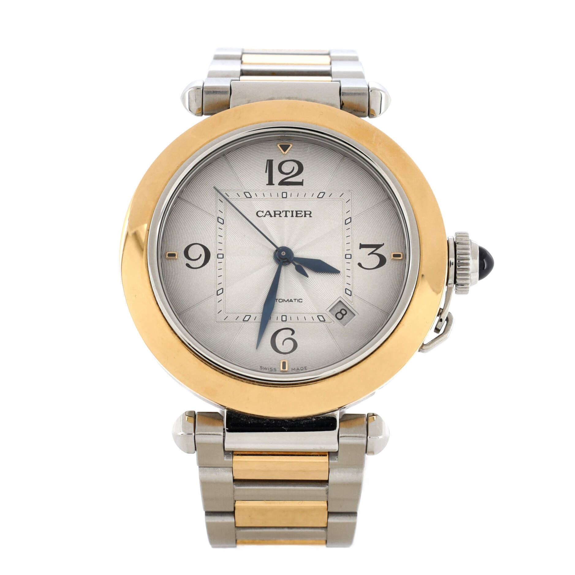 Pasha de Cartier Automatic Watch Stainless Steel and Yellow Gold 41