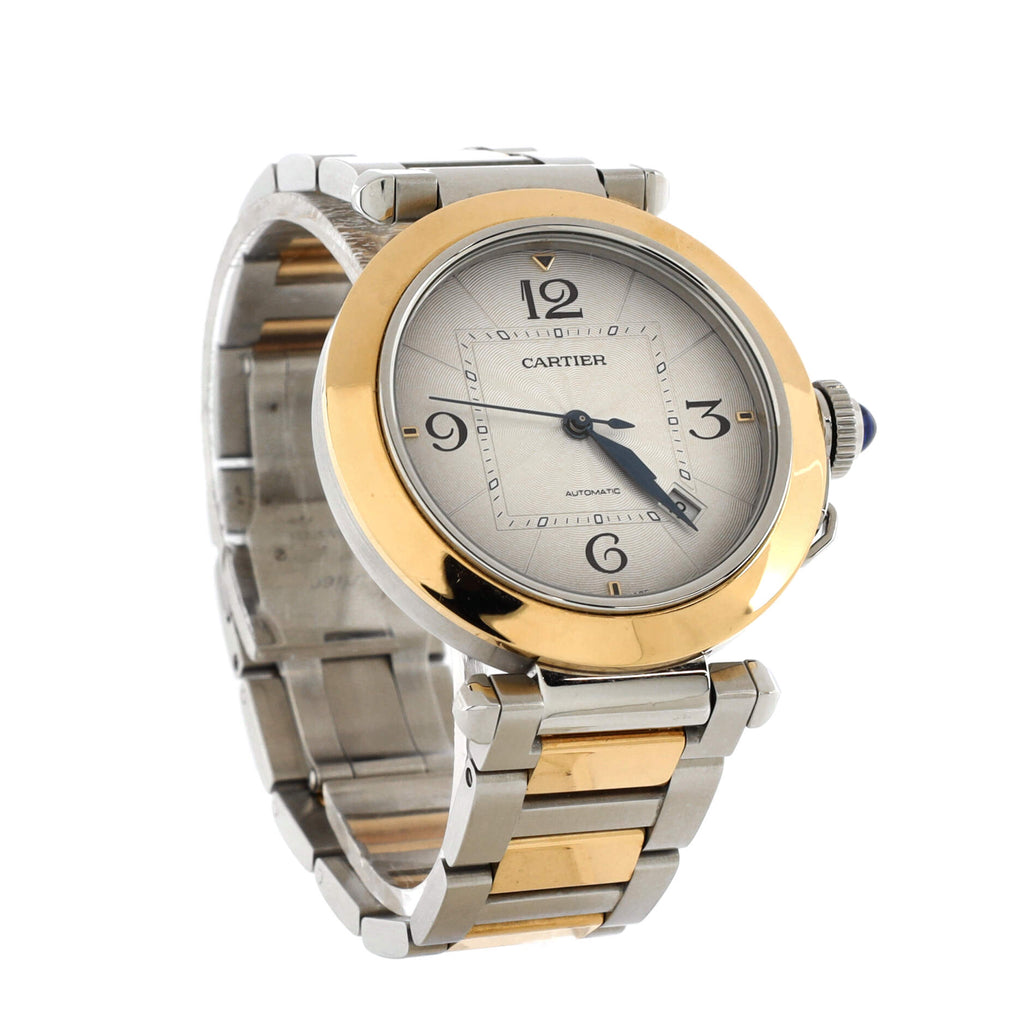 Pasha de Cartier Automatic Watch Stainless Steel and Yellow Gold 41