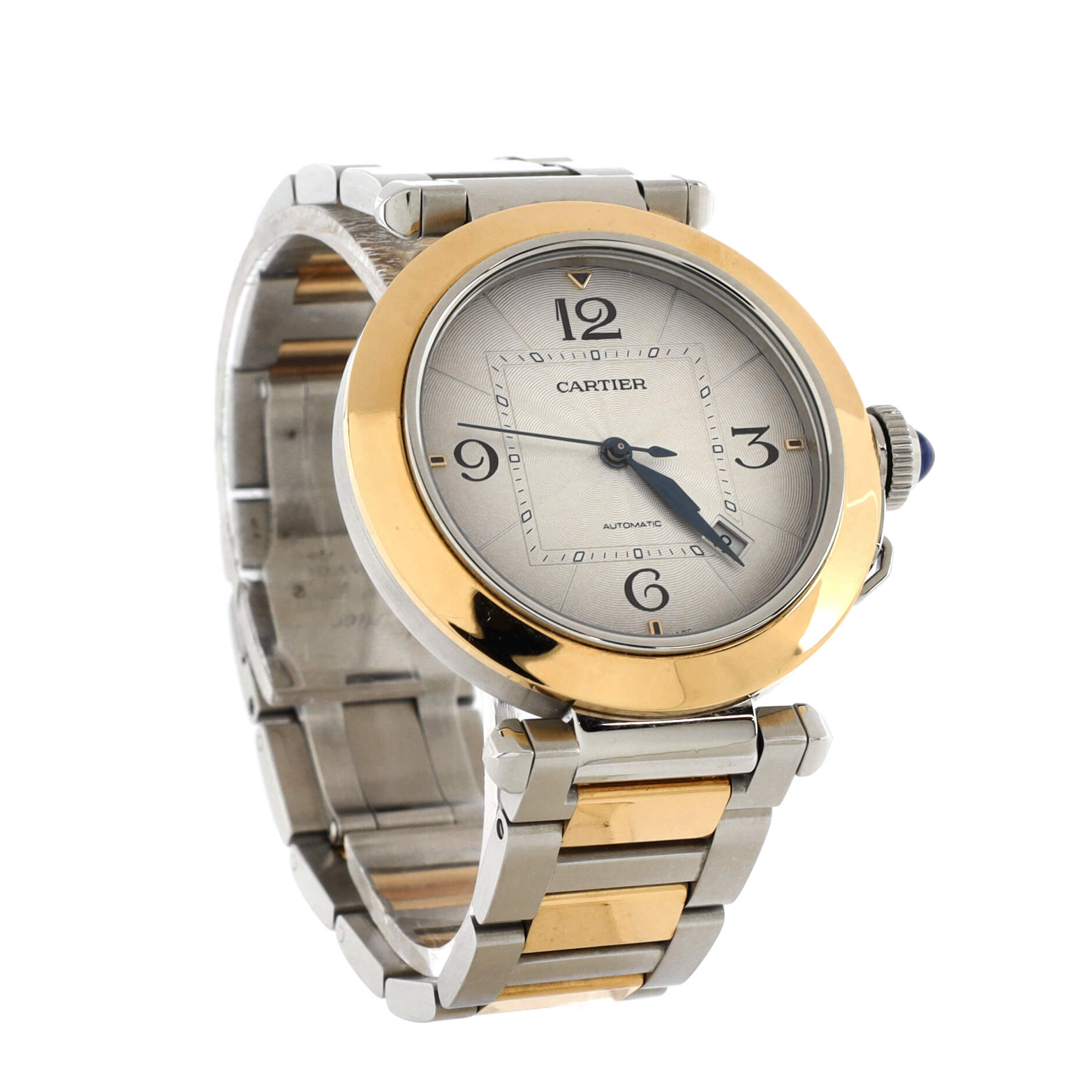 Pasha de Cartier Automatic Watch Stainless Steel and Yellow Gold 41