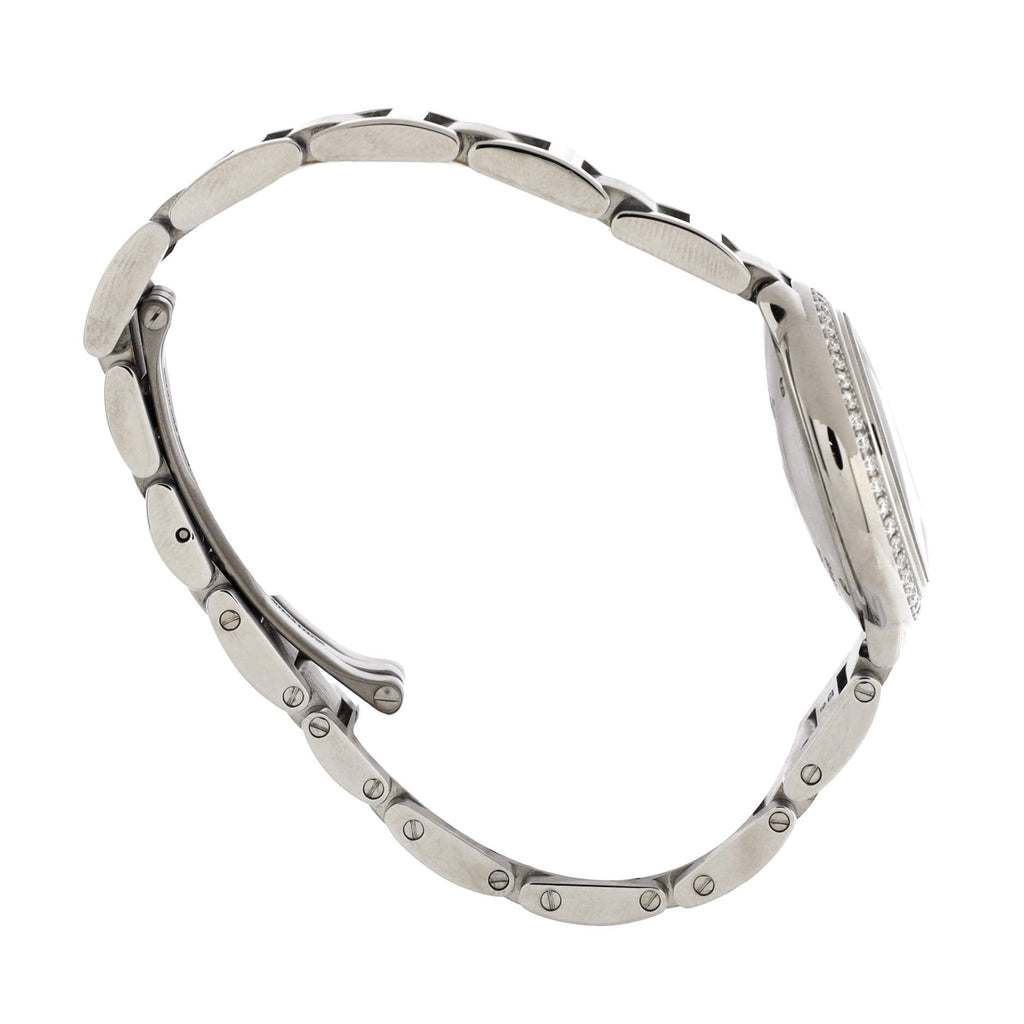 Ballon Bleu de Cartier Quartz Watch Stainless Steel with Diamond Bezel 28