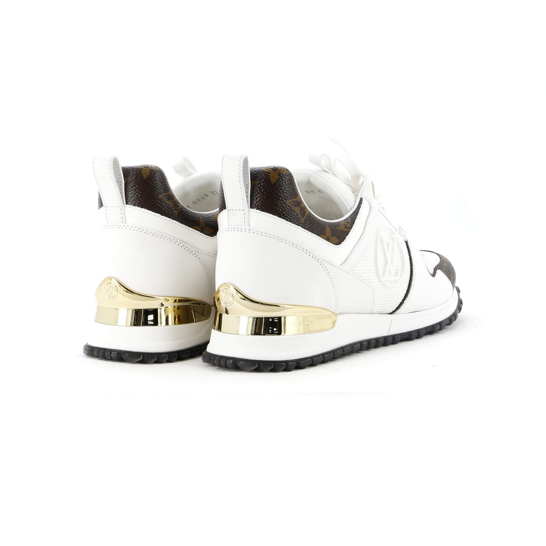 Women's Run Away Sneakers Mesh with Monogram Canvas and Leather