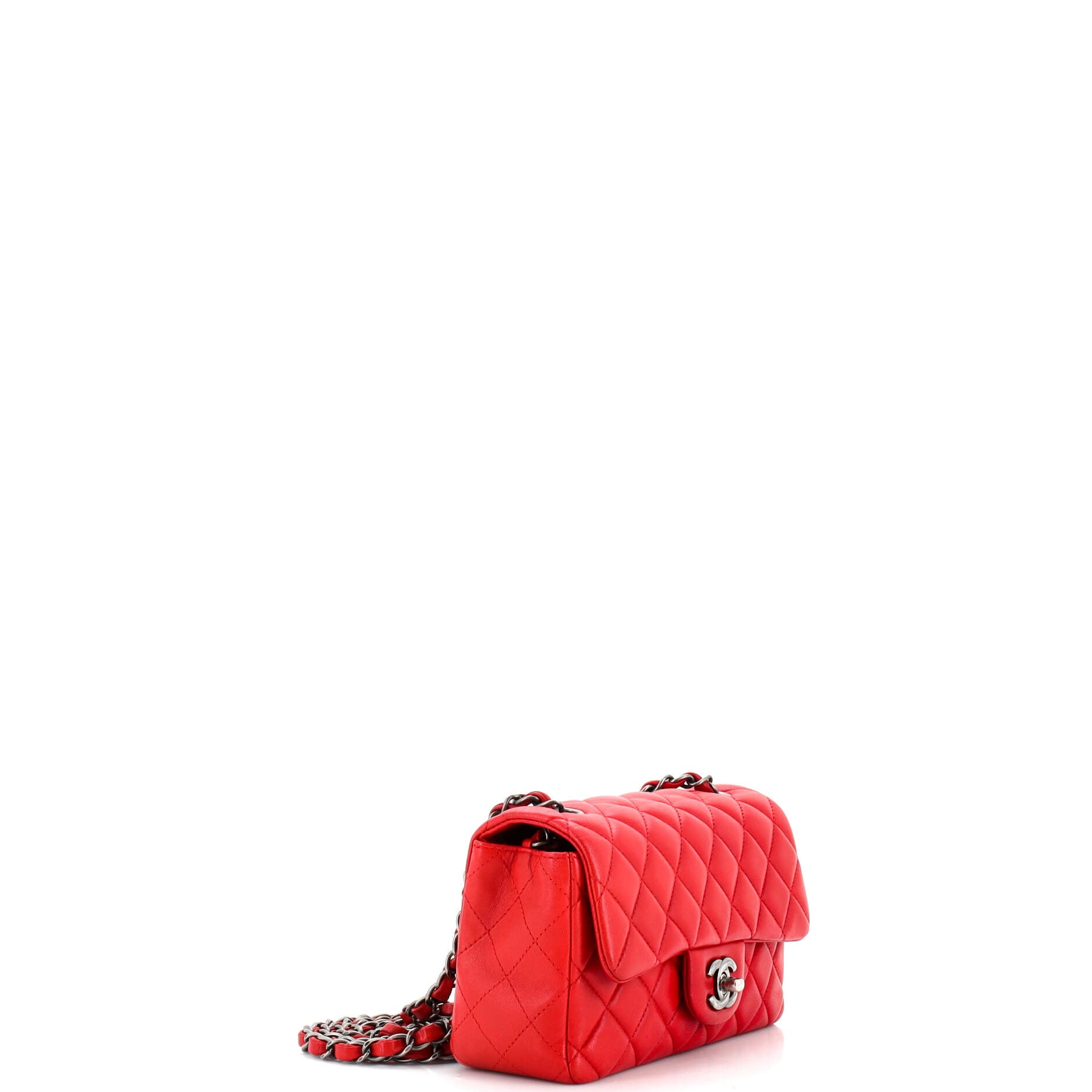 Classic Single Flap Bag Quilted Lambskin Mini