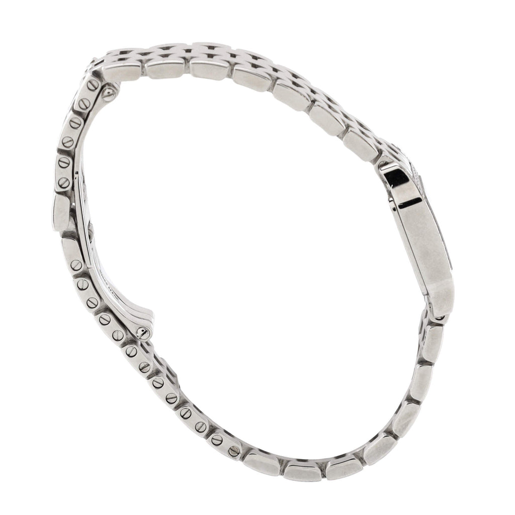 Santos Demoiselle Quartz Watch White Gold with Diamond Bezel 20