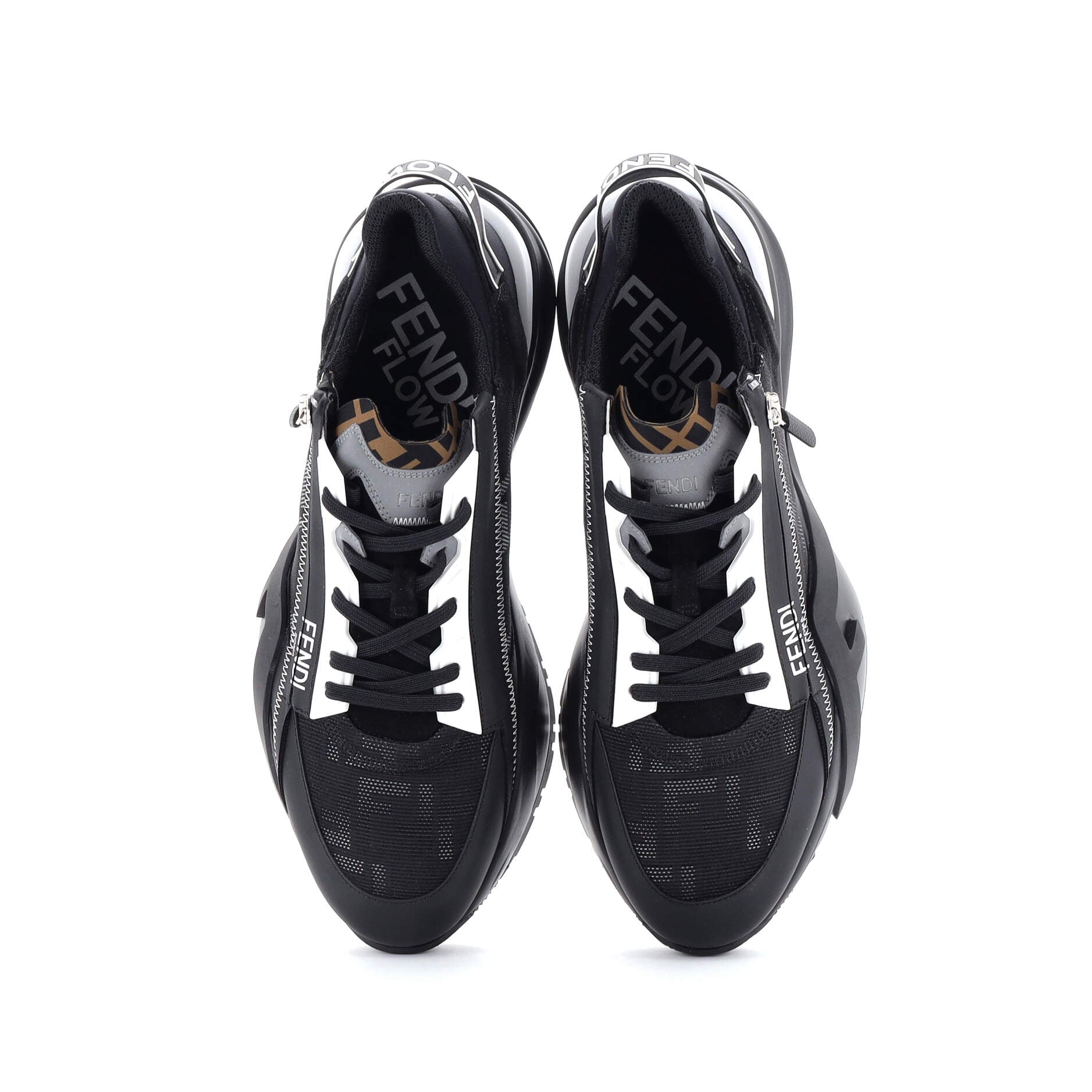 Men's Flow Low-Top Sneakers Mixed Materials