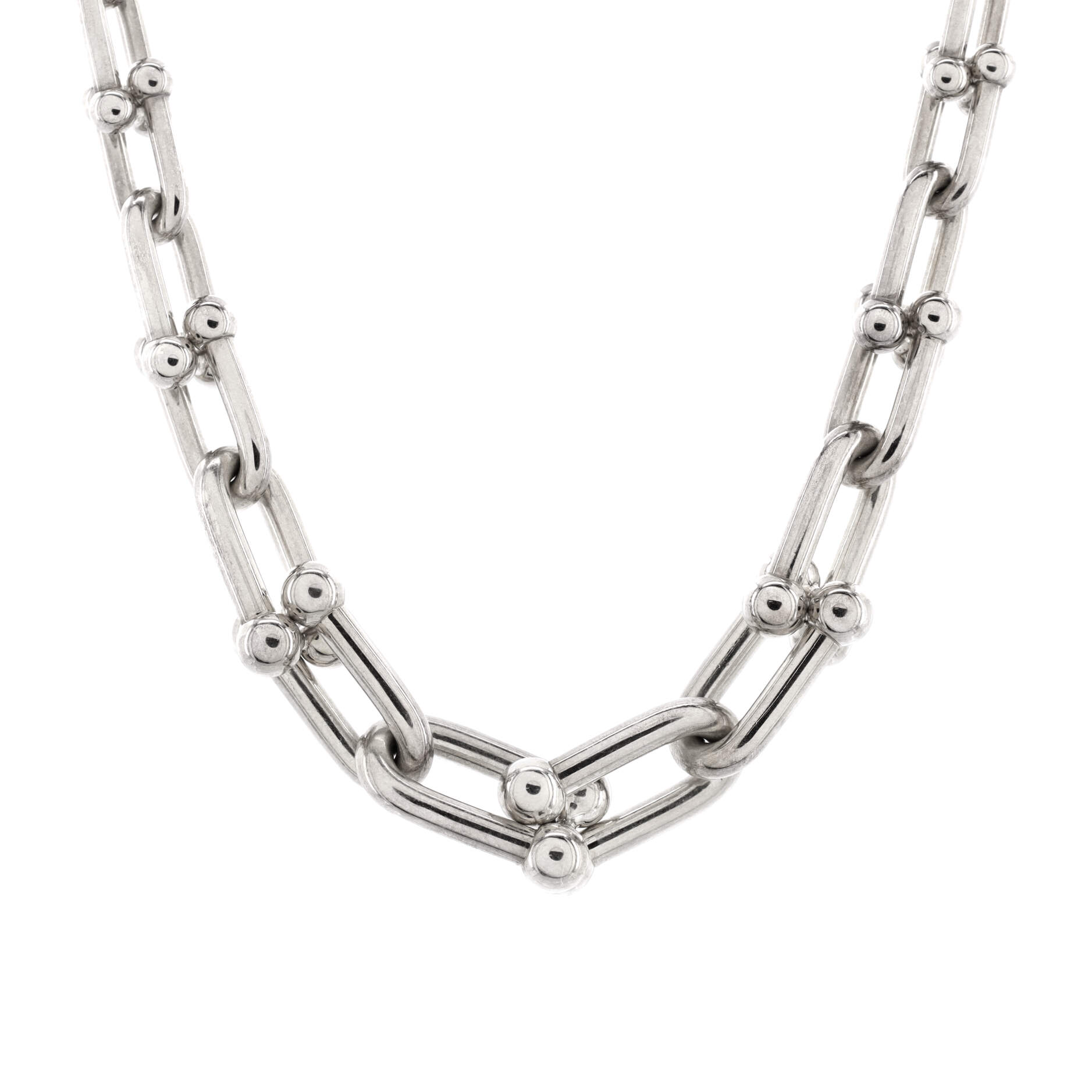HardWear Graduated Link Necklace Sterling Silver