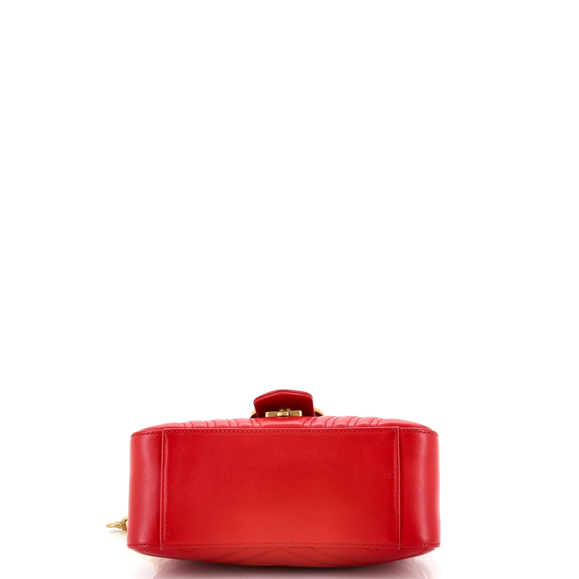 GG Marmont Top Handle Flap Bag Matelasse Leather Mini