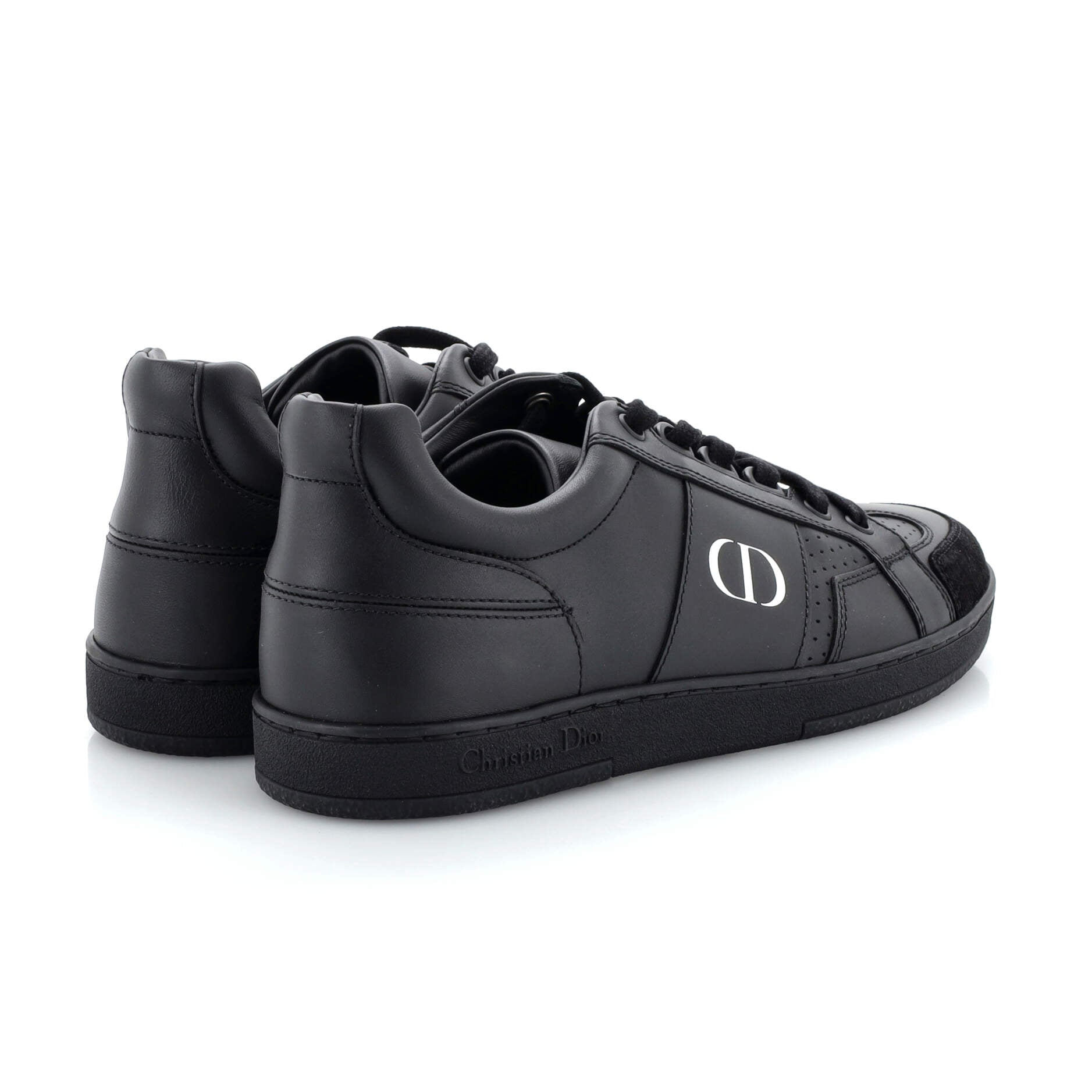 Logo Low-Top Sneakers Leather with Suede