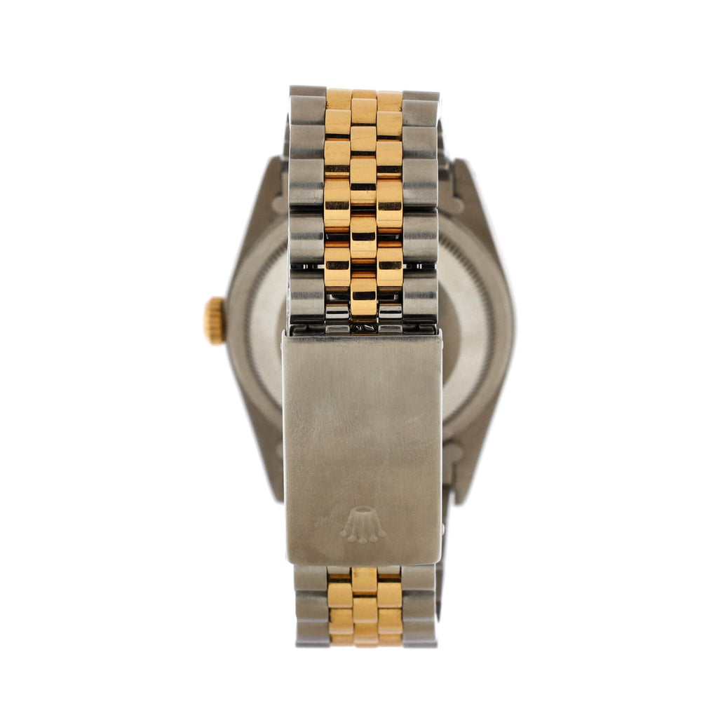 Oyster Perpetual Datejust Automatic Watch Stainless Steel and Yellow Gold with Diamond Markers 36