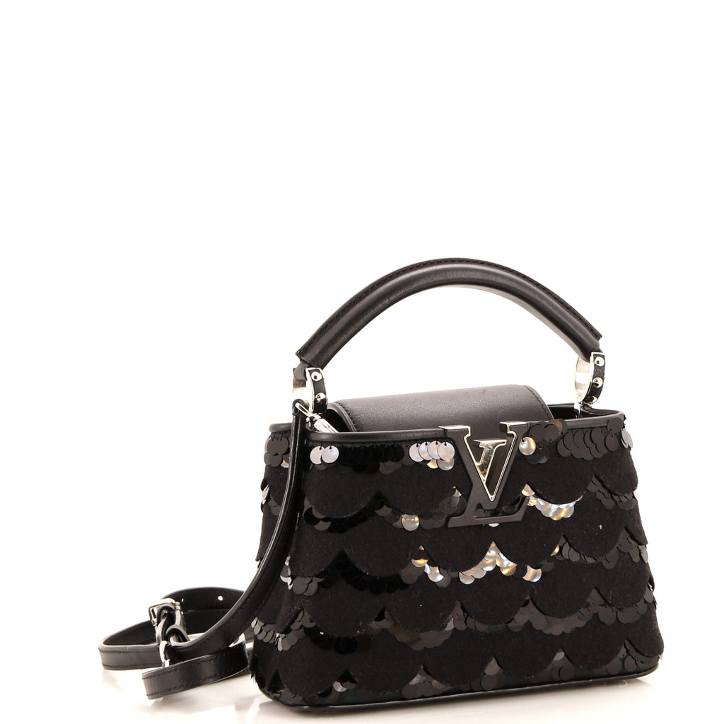 Capucines Bag Sequins and Felt Mini