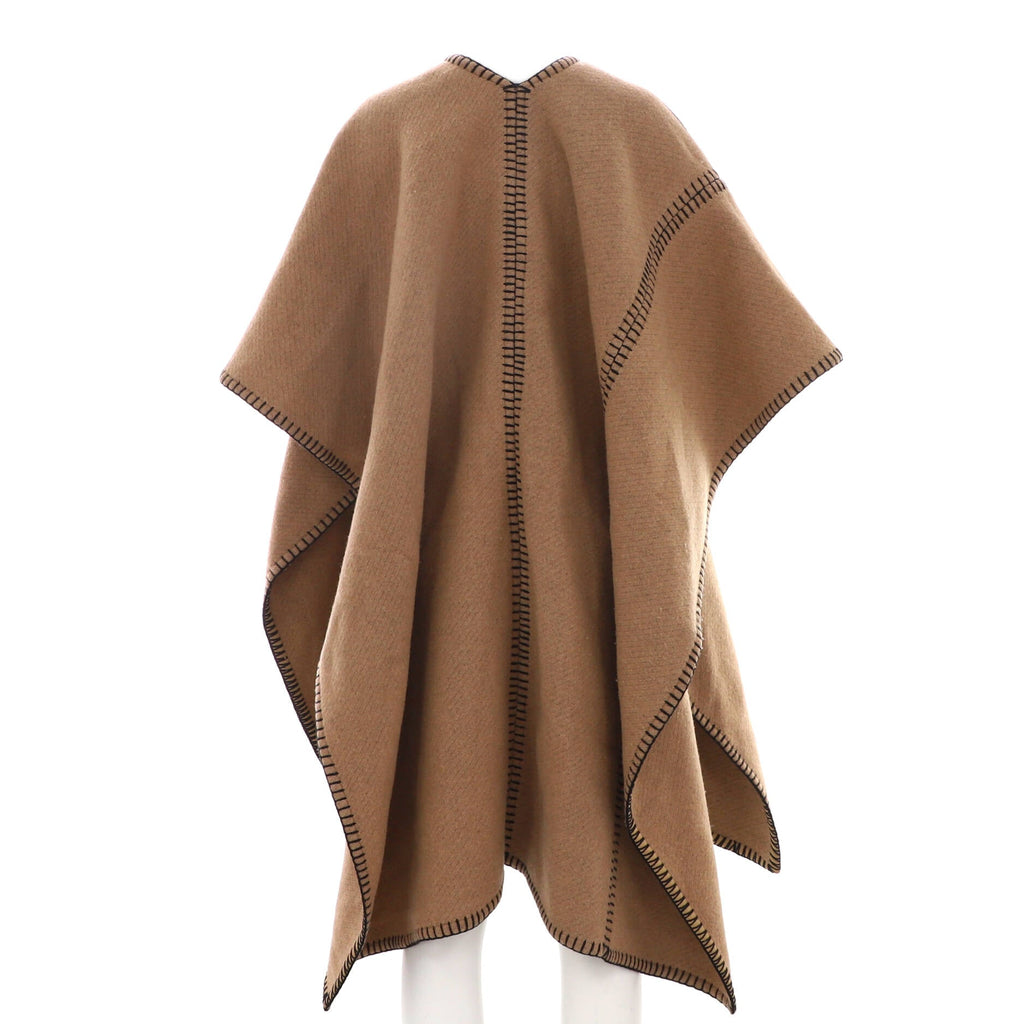 Women's Logo Poncho Wool Blend