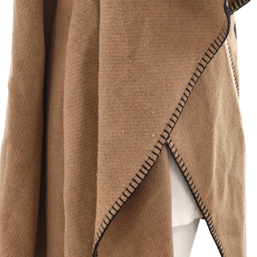 Women's Logo Poncho Wool Blend