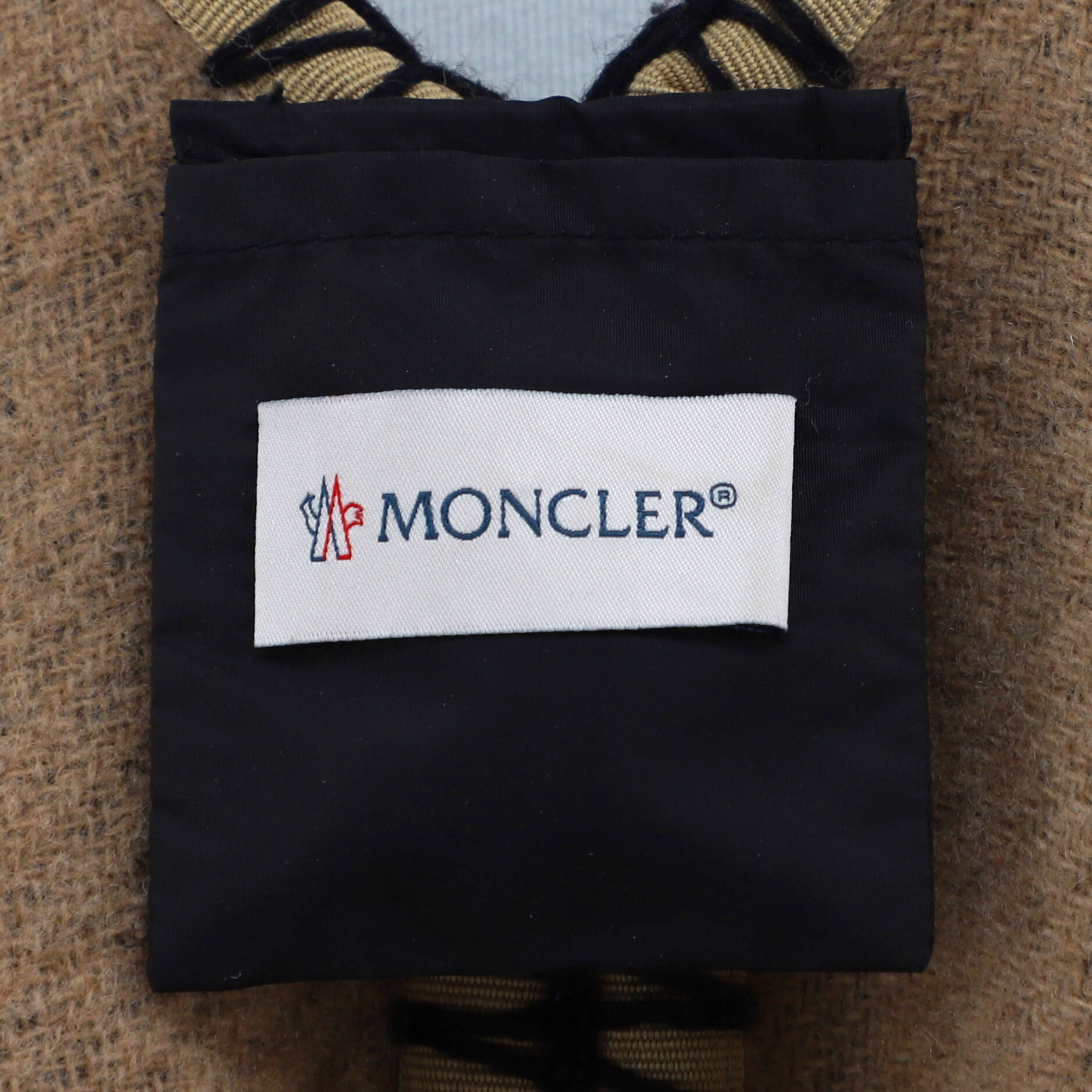 Women's Logo Poncho Wool Blend