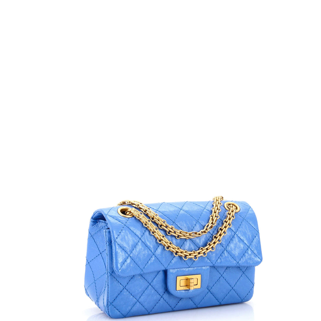 Reissue 2.55 Flap Bag Quilted Aged Calfskin Mini