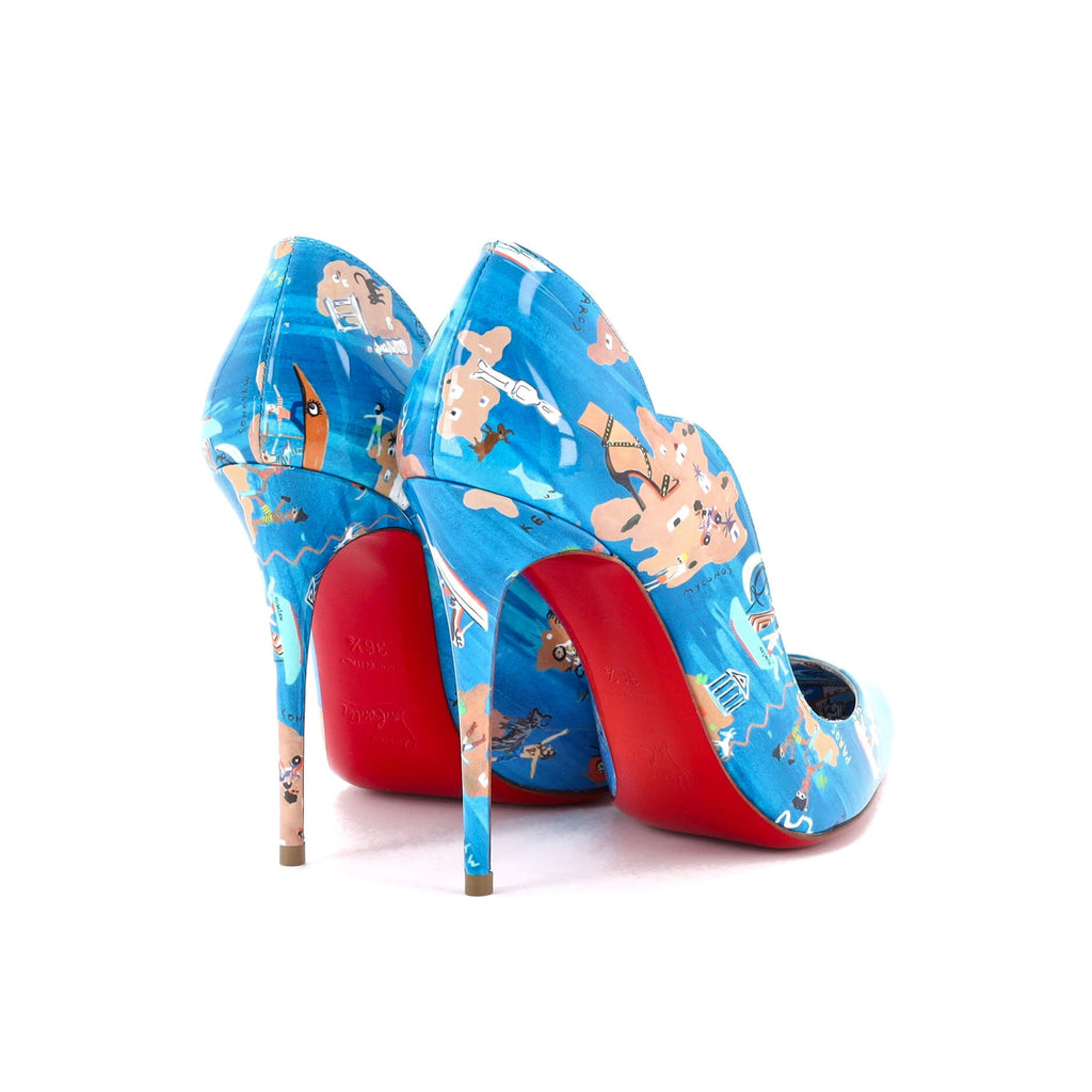 Women's Hot Chick Pumps Printed Patent 100