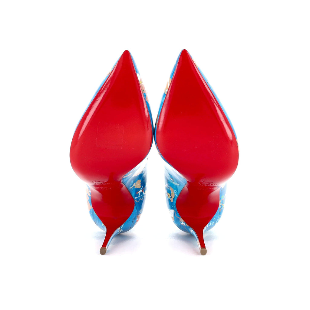 Women's Hot Chick Pumps Printed Patent 100