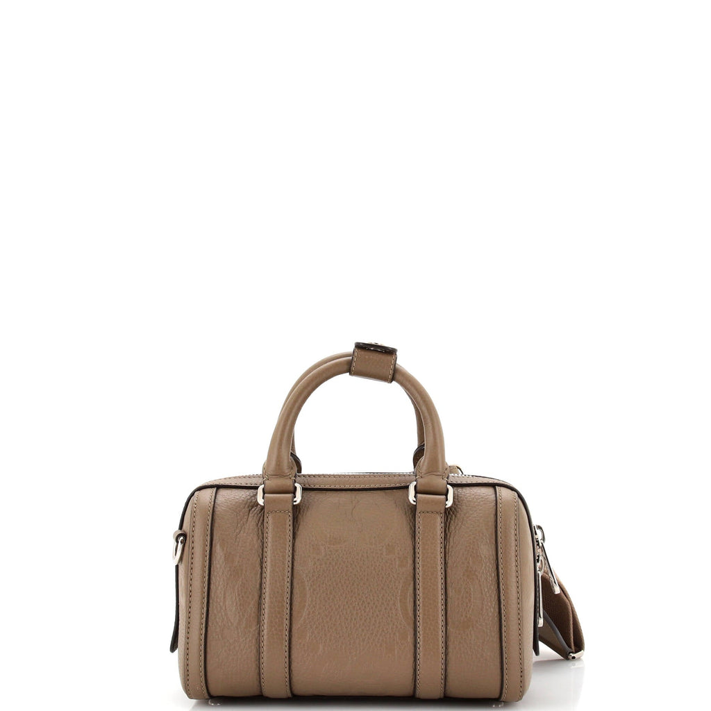 Duffle Bag Jumbo GG Embossed Leather Mini