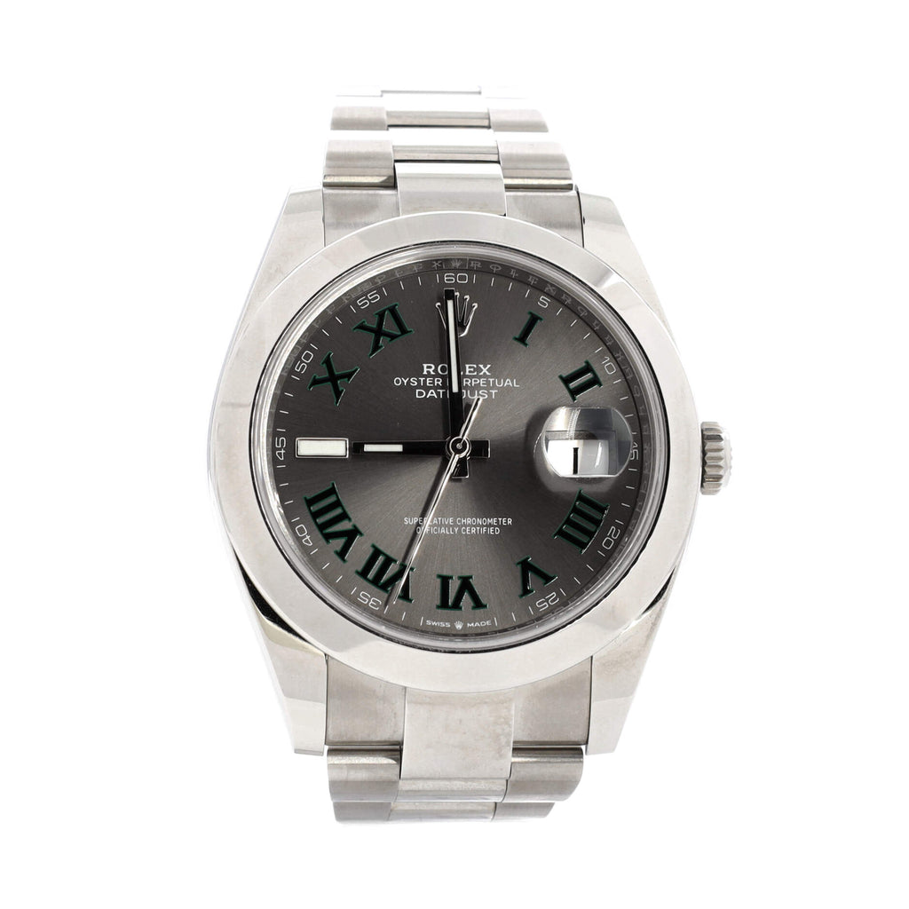 Oyster Perpetual Datejust Wimbledon Automatic Watch Stainless Steel 41