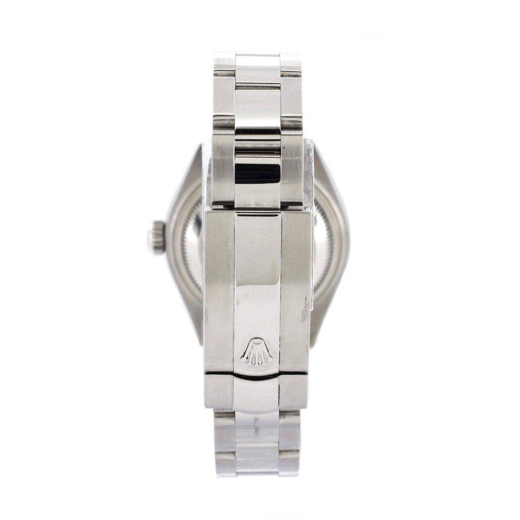 Oyster Perpetual Datejust Dark Grey Automatic Watch Stainless Steel and White Gold 28