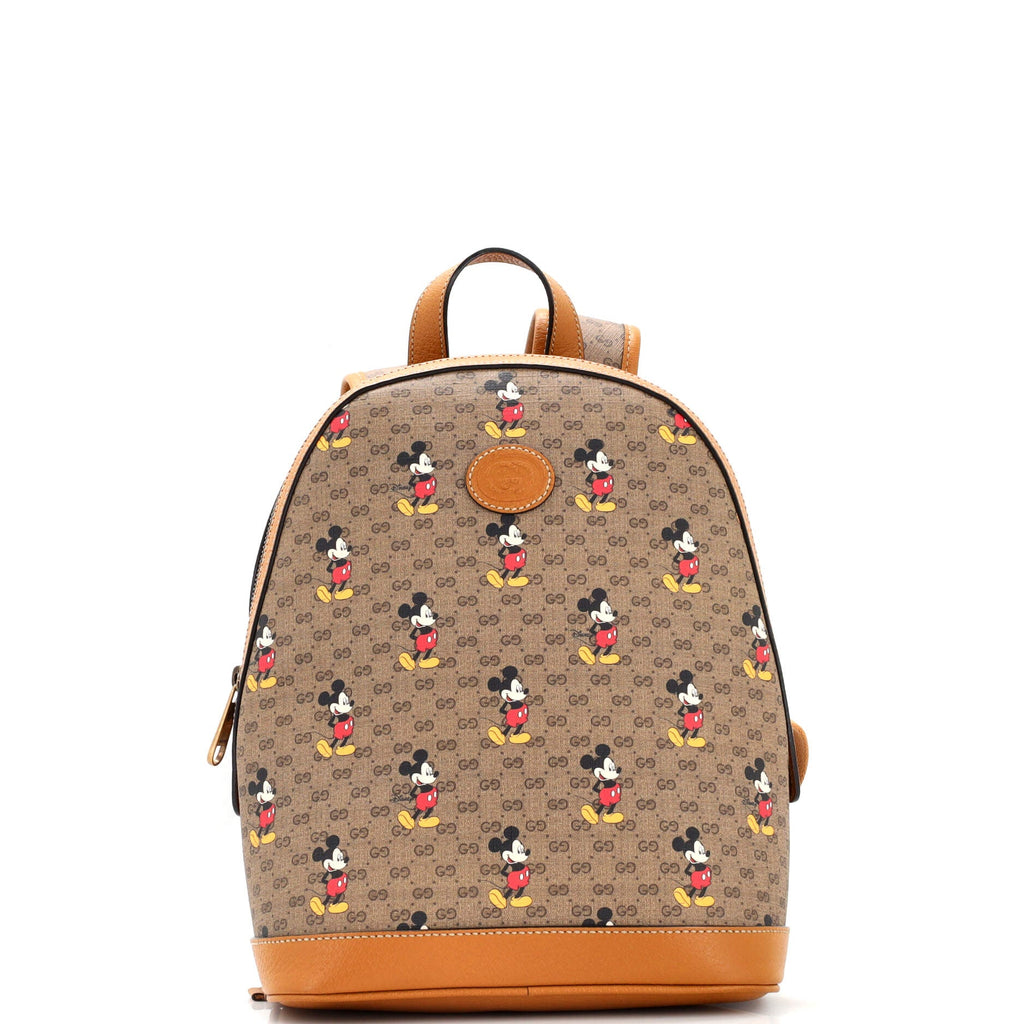 Disney Mickey Mouse Backpack Printed Mini GG Coated Canvas Small