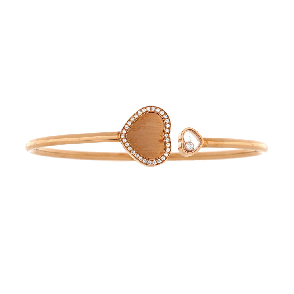 Happy Hearts Bracelet 18K Rose Gold and Diamonds