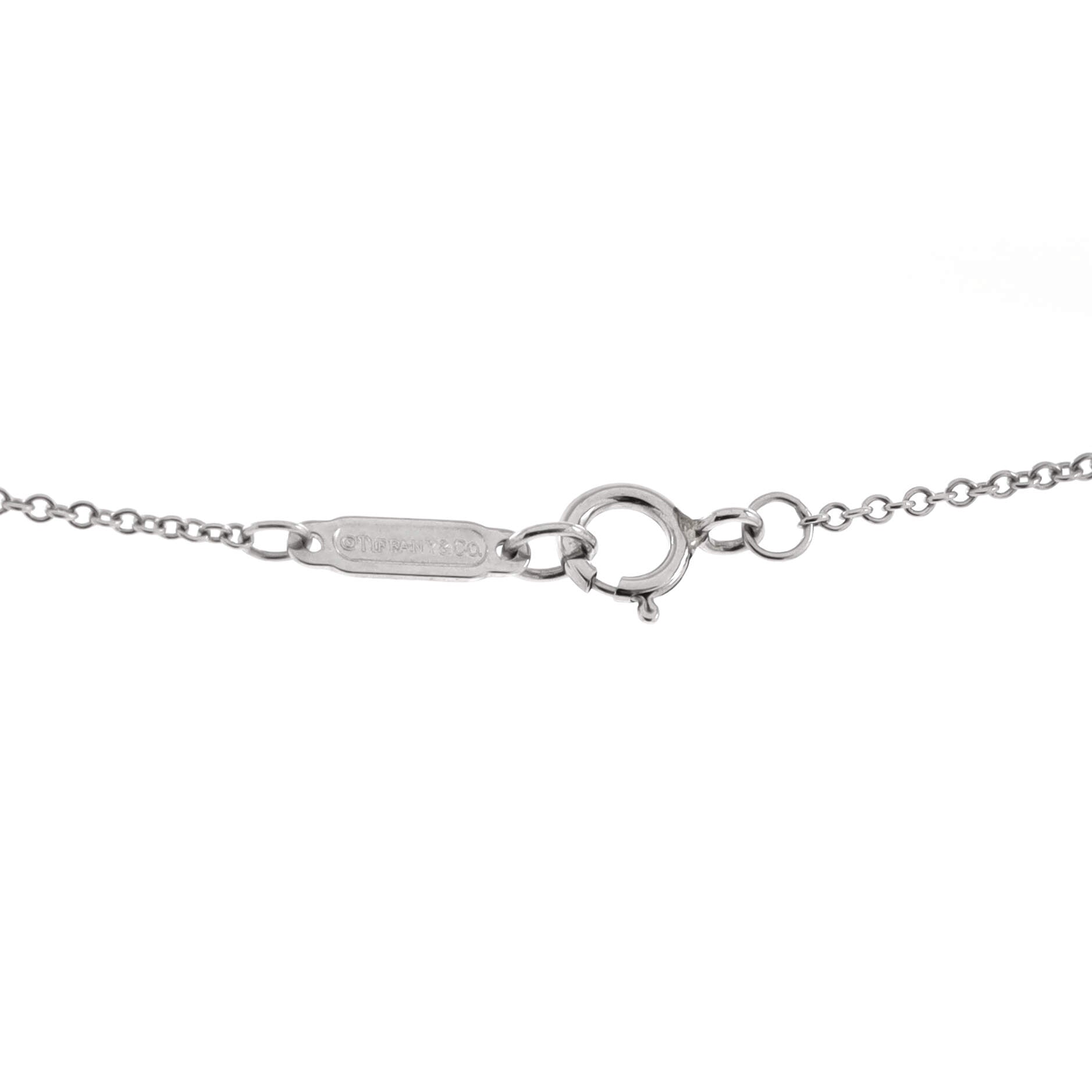 Jazz Bezel Set Cross Pendant Necklace Platinum with Diamonds Small