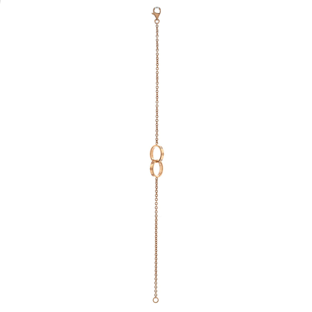 Love Interlocking Bracelet 18K Rose Gold