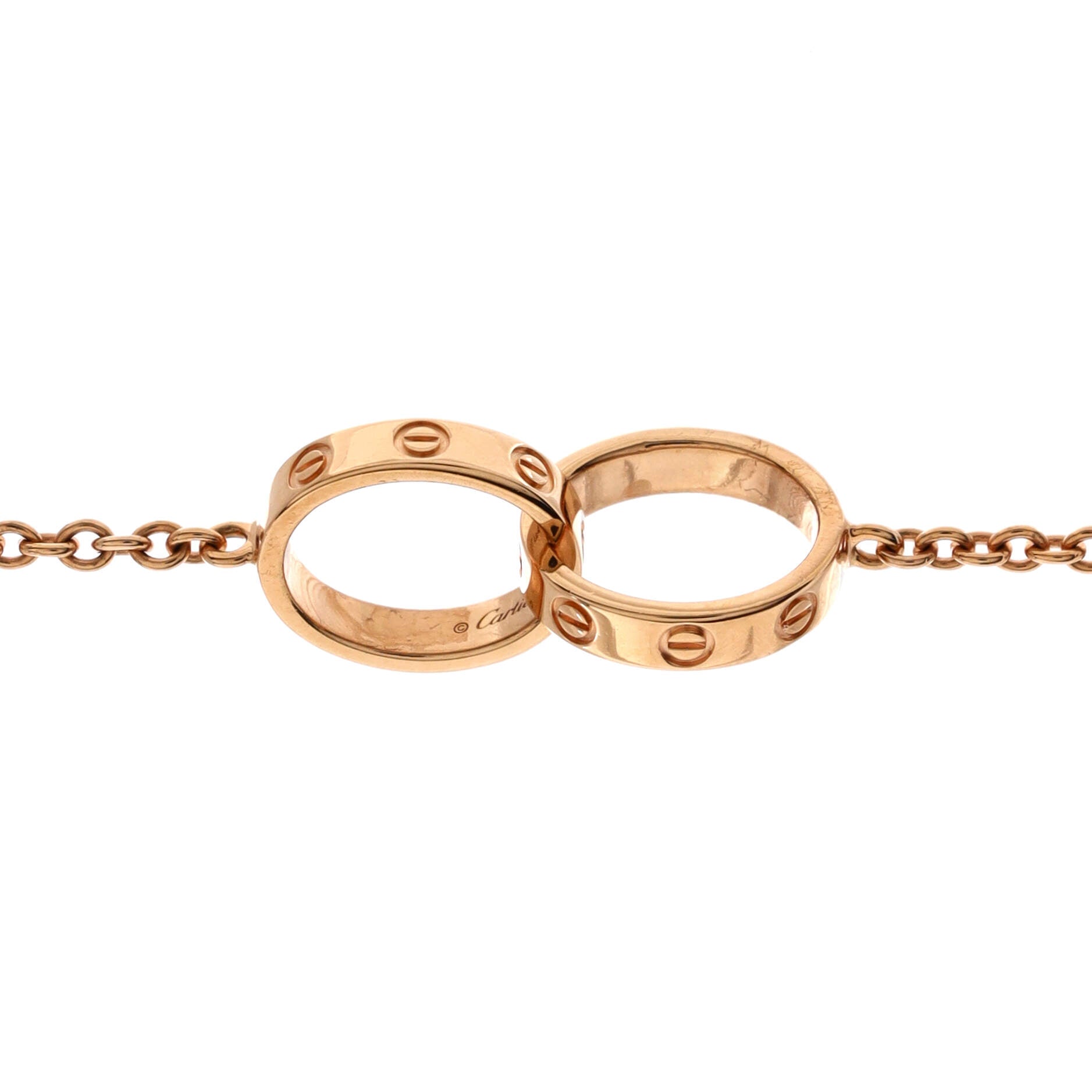 Love Interlocking Bracelet 18K Rose Gold