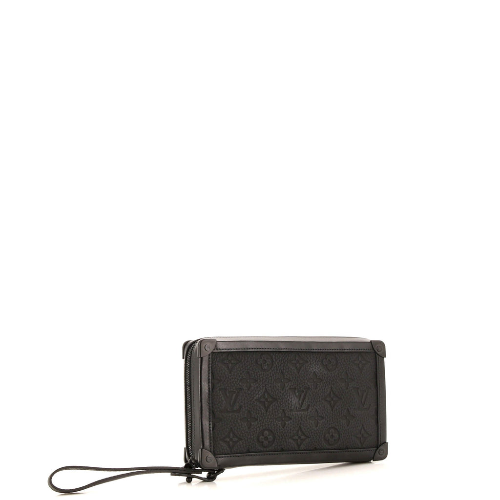 Louis Vuitton Soft Trunk Clutch Monogram Taurillon Leather