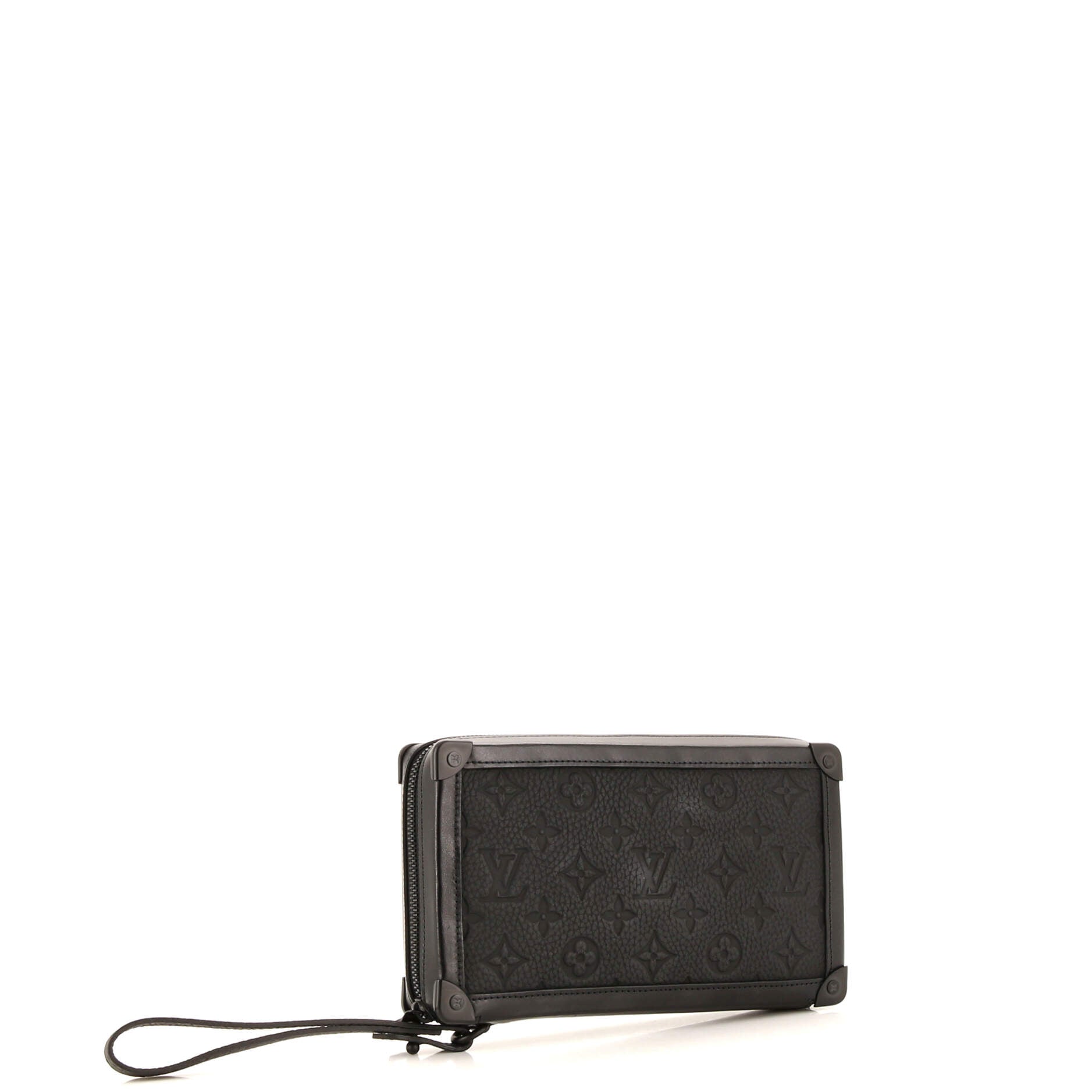 Louis Vuitton Soft Trunk Clutch Monogram Taurillon Leather