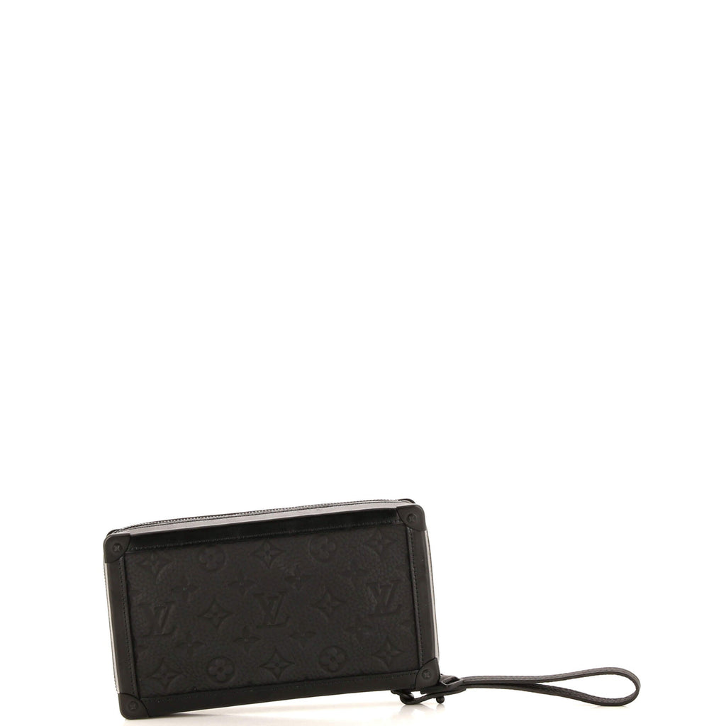 Louis Vuitton Soft Trunk Clutch Monogram Taurillon Leather