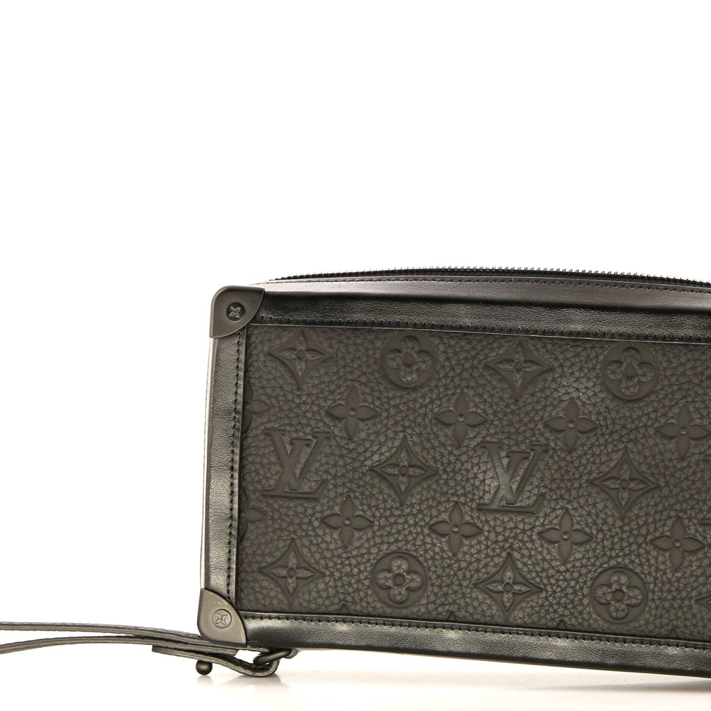 Louis Vuitton Soft Trunk Clutch Monogram Taurillon Leather