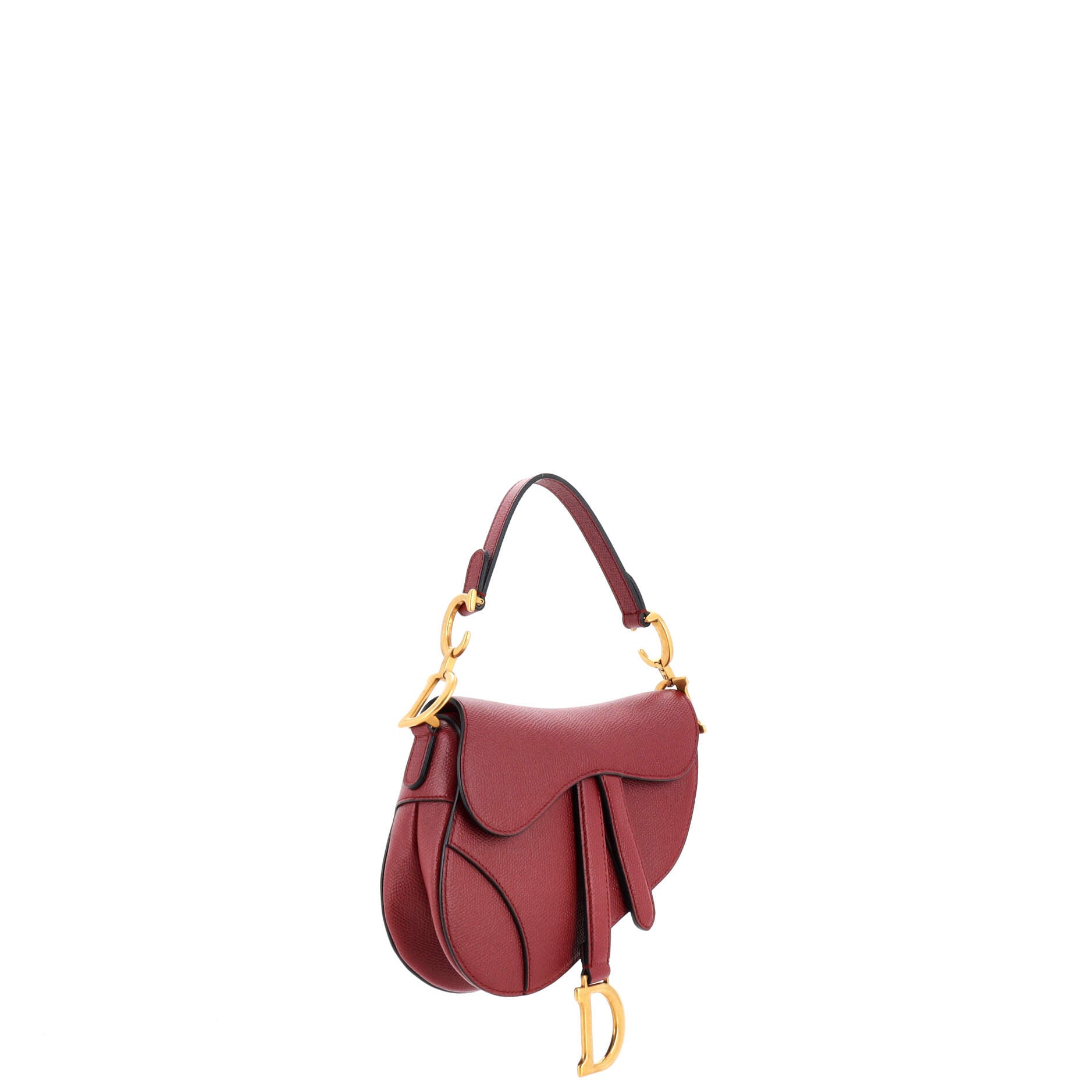 Saddle Handbag Leather Mini