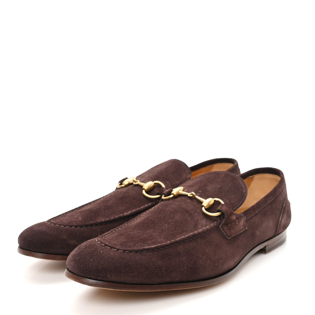 Suede Horsebit Mens Jordaan Loafers 8.5 Brown