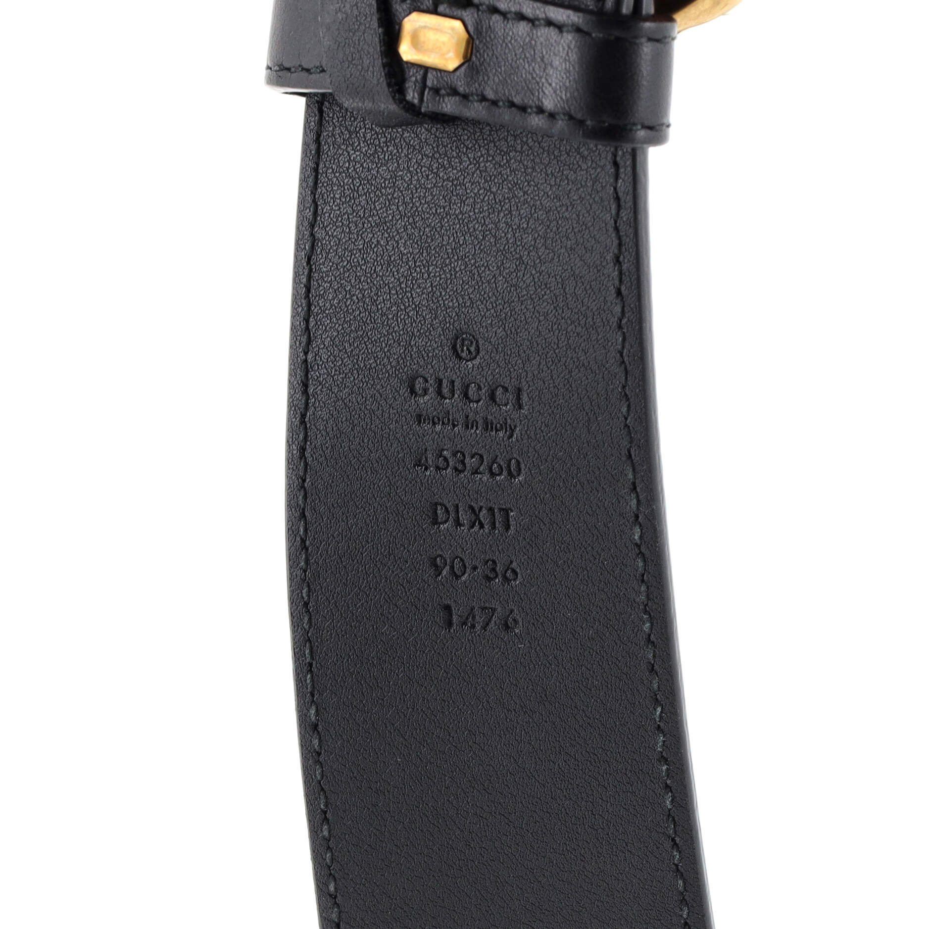 Pearly GG Marmont Belt Leather Wide 90
