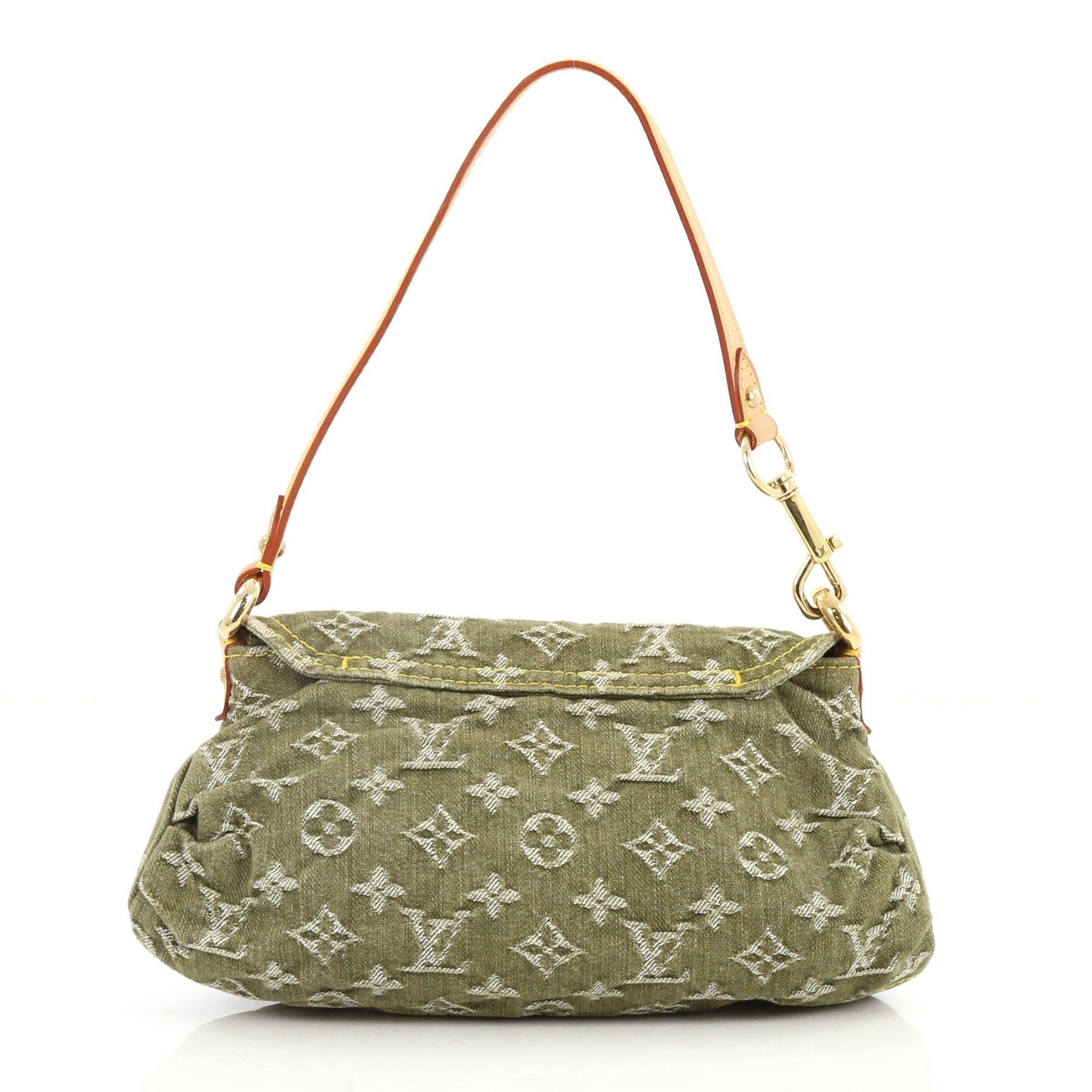 Pleaty Handbag Denim Mini