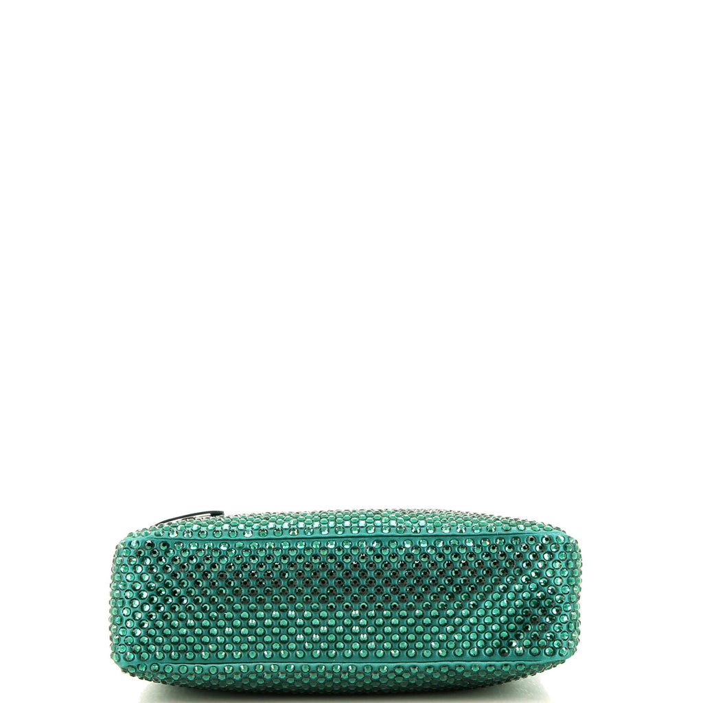 Re-Edition 2000 Hobo Crystal Embellished Satin Mini