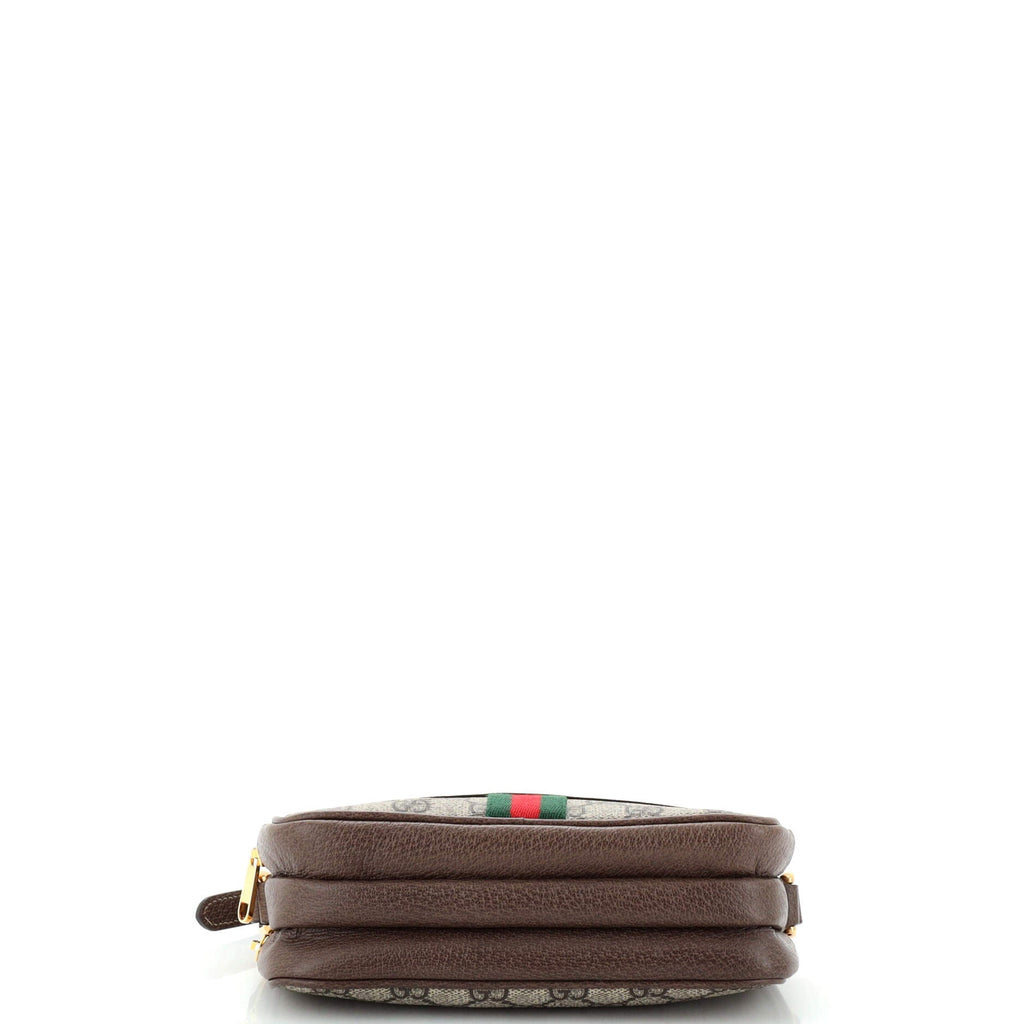 Ophidia Triple Zip Crossbody Bag GG Coated Canvas Mini