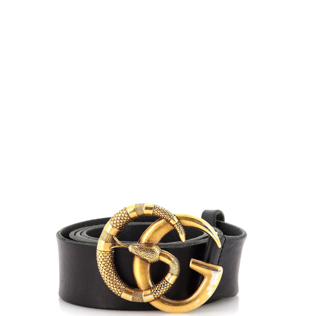 Snake Marmont Belt Leather Wide 95